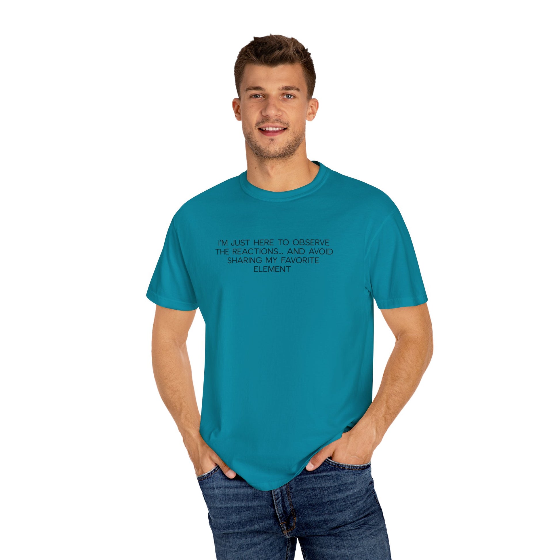 Science Squad Shirt - Funny Teacher PD Day Tee, I'm Just Here to Observe Shirt, Sarcastic Science Team Shirt, Two-Sided