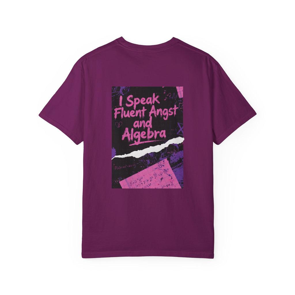 Math Is My Mixtape Shirt - Emo Math Teacher Shirt, I Speak Fluent Angst and Algebra Tee, Two-Sided Teacher Shirt