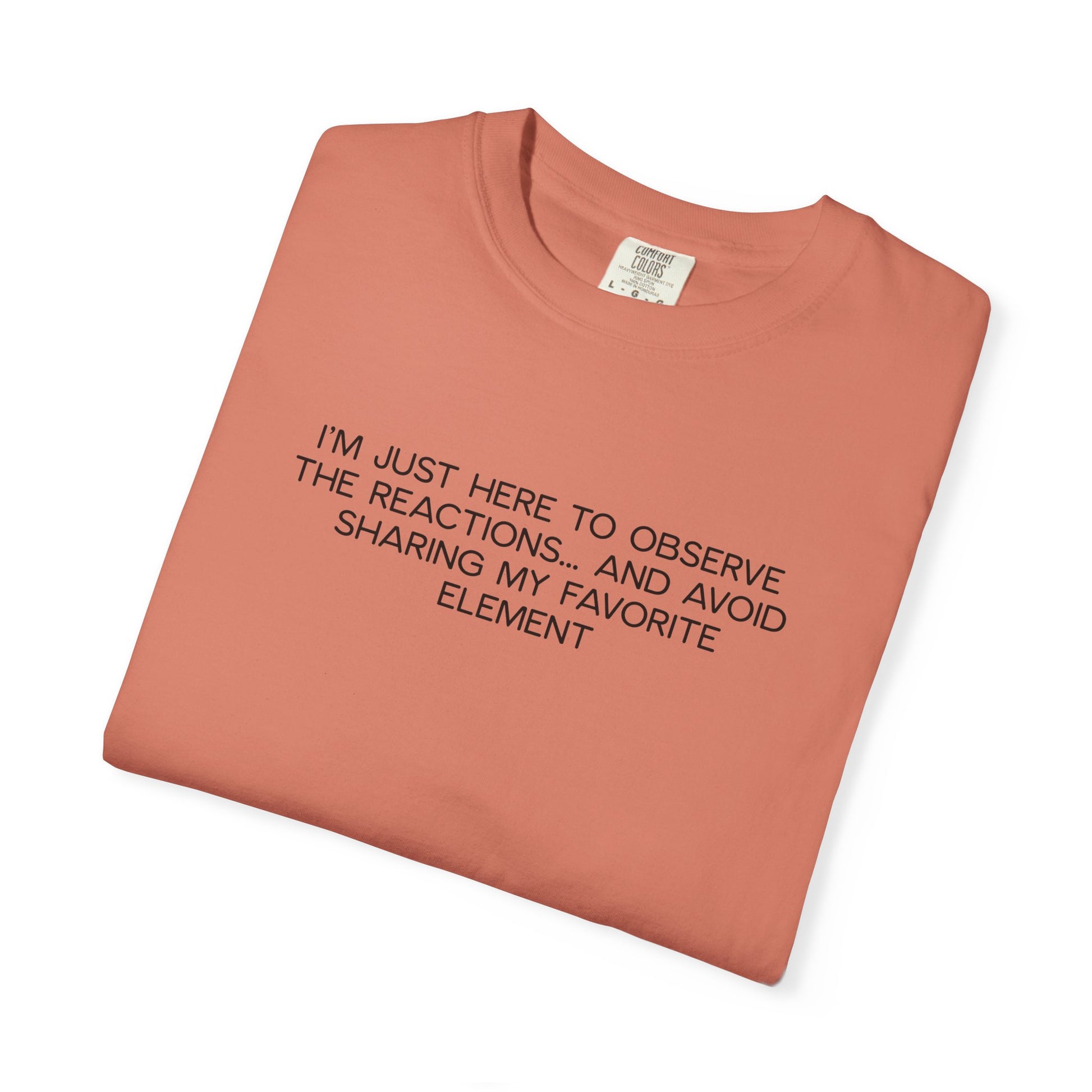 Science Squad Shirt - Funny Teacher PD Day Tee, I'm Just Here to Observe Shirt, Sarcastic Science Team Shirt, Two-Sided