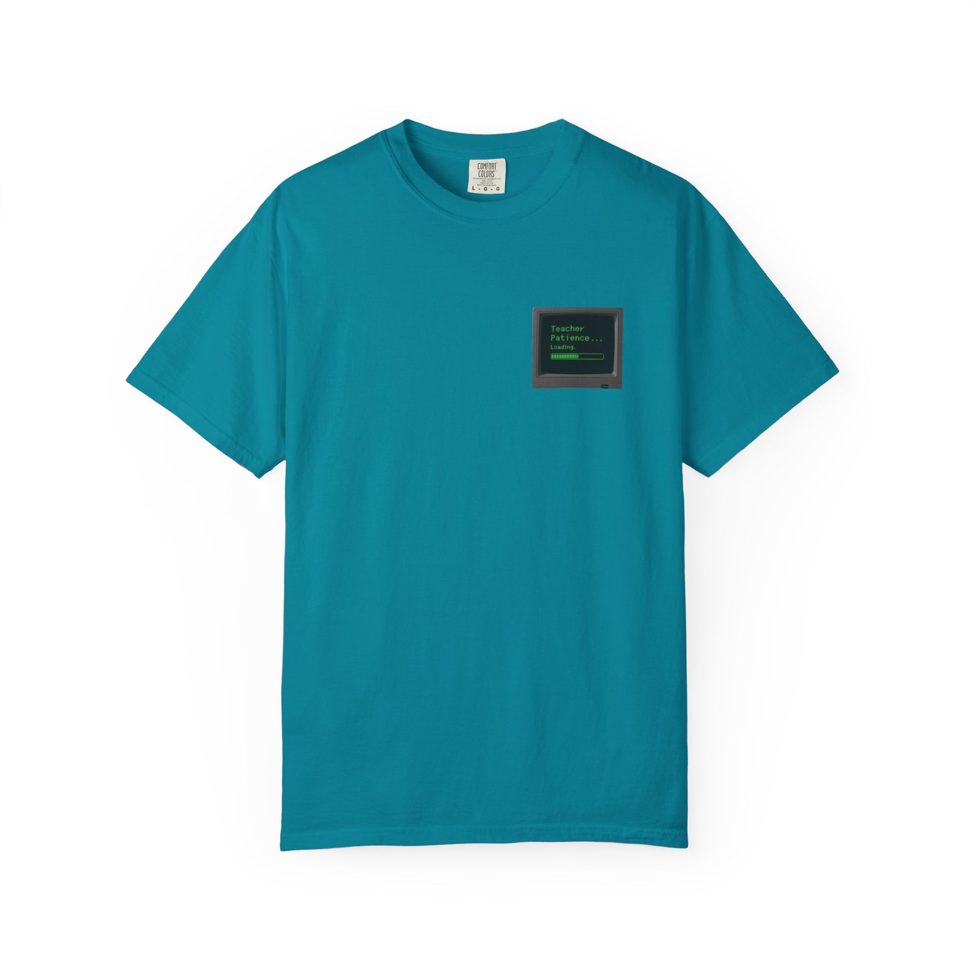 Teacher Patience Loading Shirt -  Retro 80s Computer Style Teacher Tee, Funny Back to School Shirt