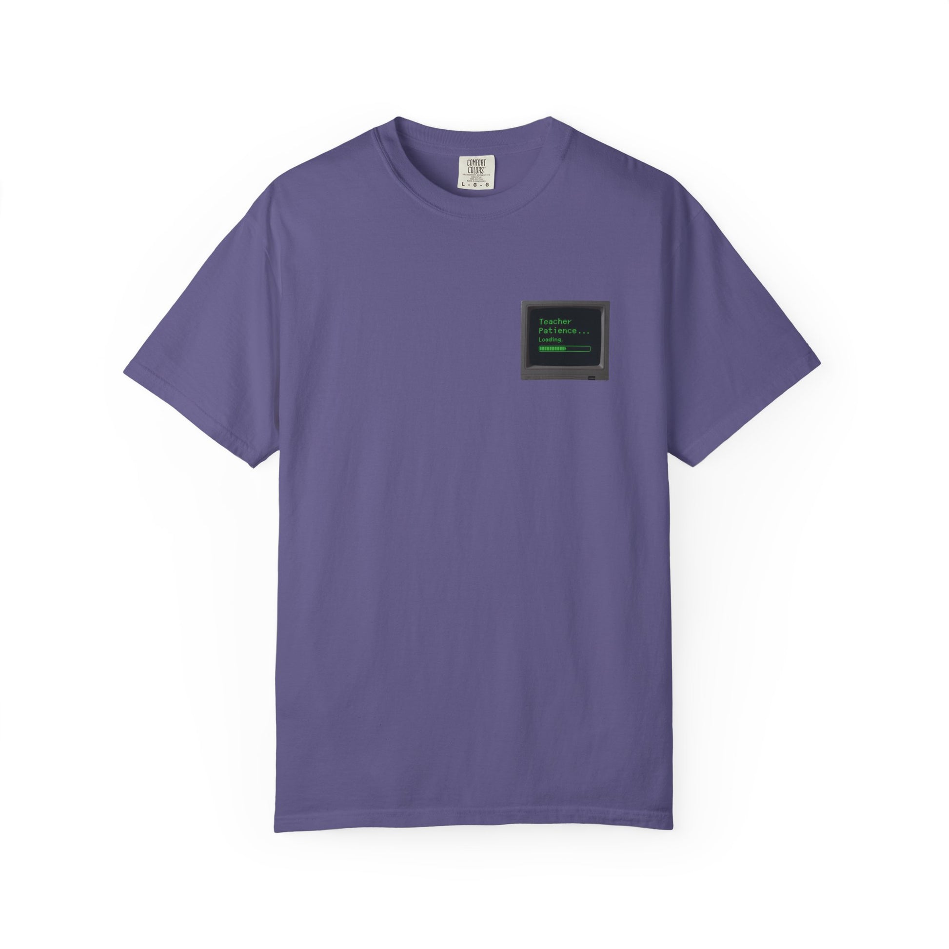 Teacher Patience Loading Shirt -  Retro 80s Computer Style Teacher Tee, Funny Back to School Shirt