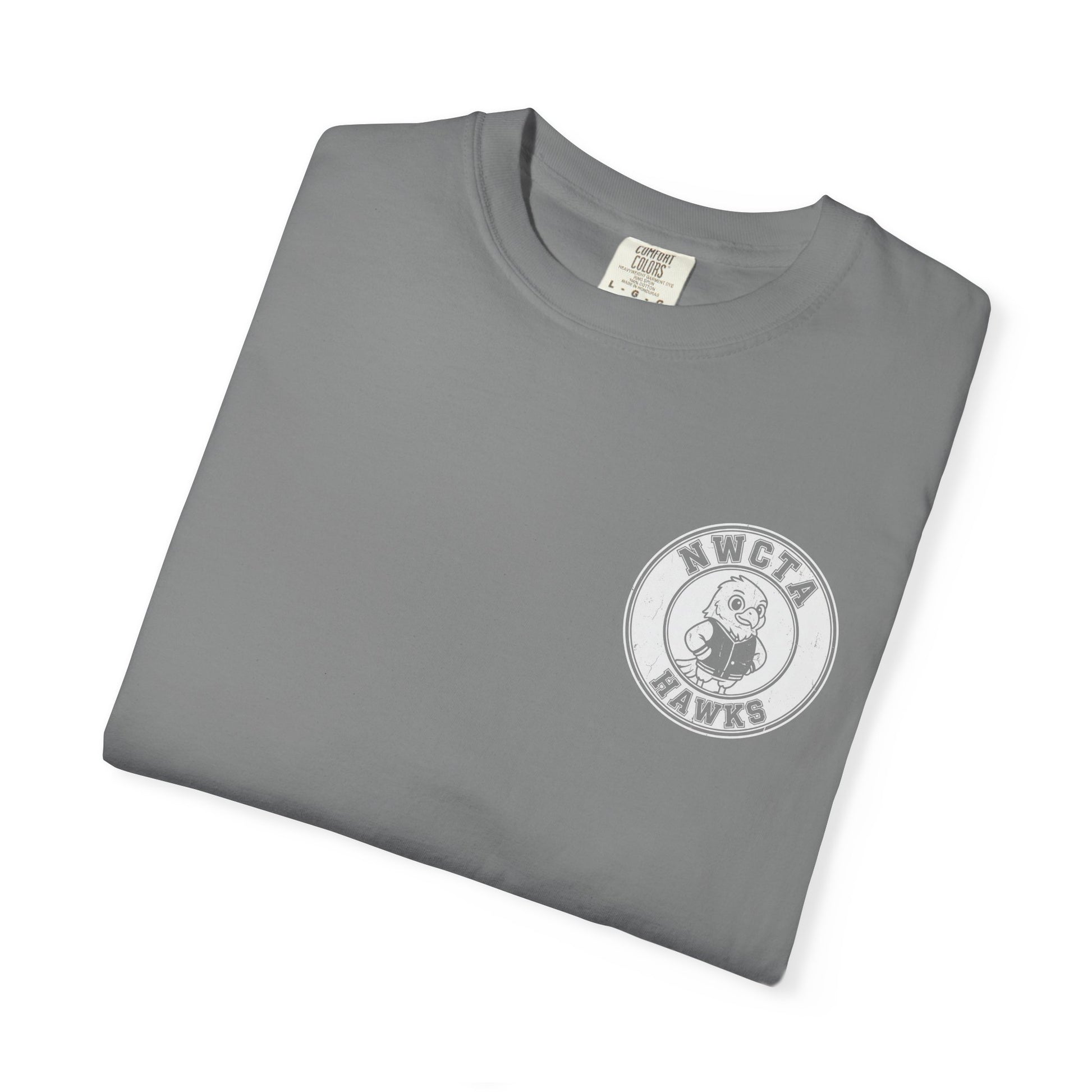 Vintage Style Small White Emblem NWCTA Hawk Tee