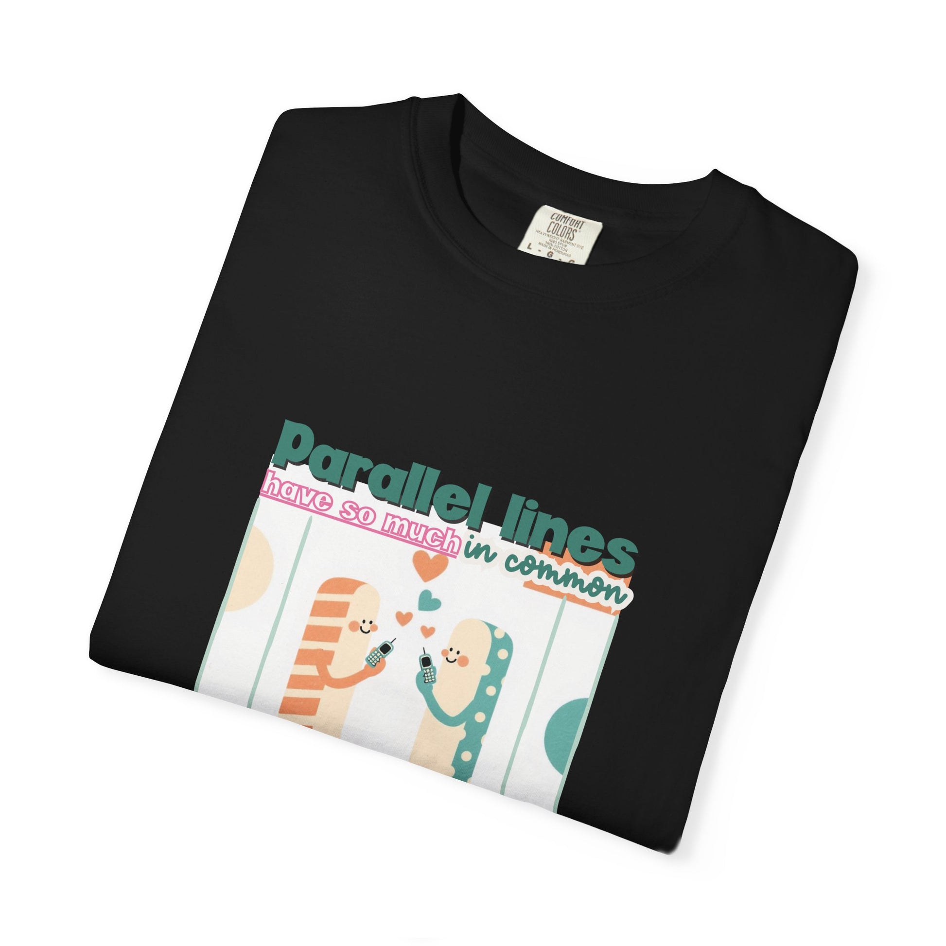 Parallel Lines Geometry Pun Tee