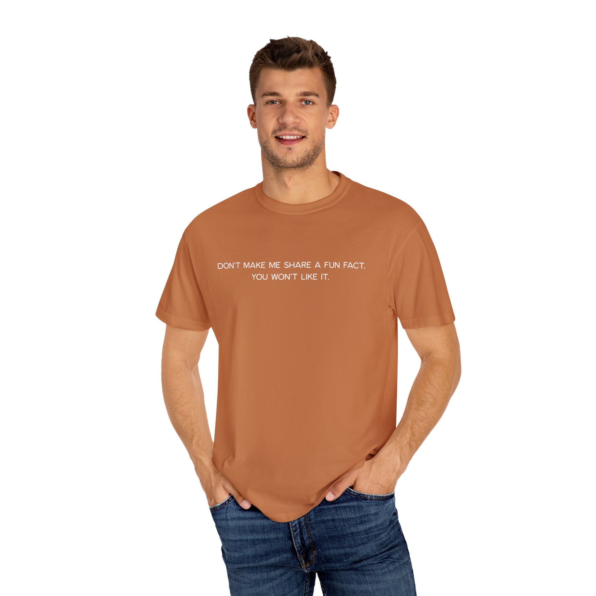 Don't Make Me Share a Fun Fact Shirt - Funny PD Day Teacher Shirt, Anti-Icebreaker Comfort Colors Tee, Staff Meeting Shirt