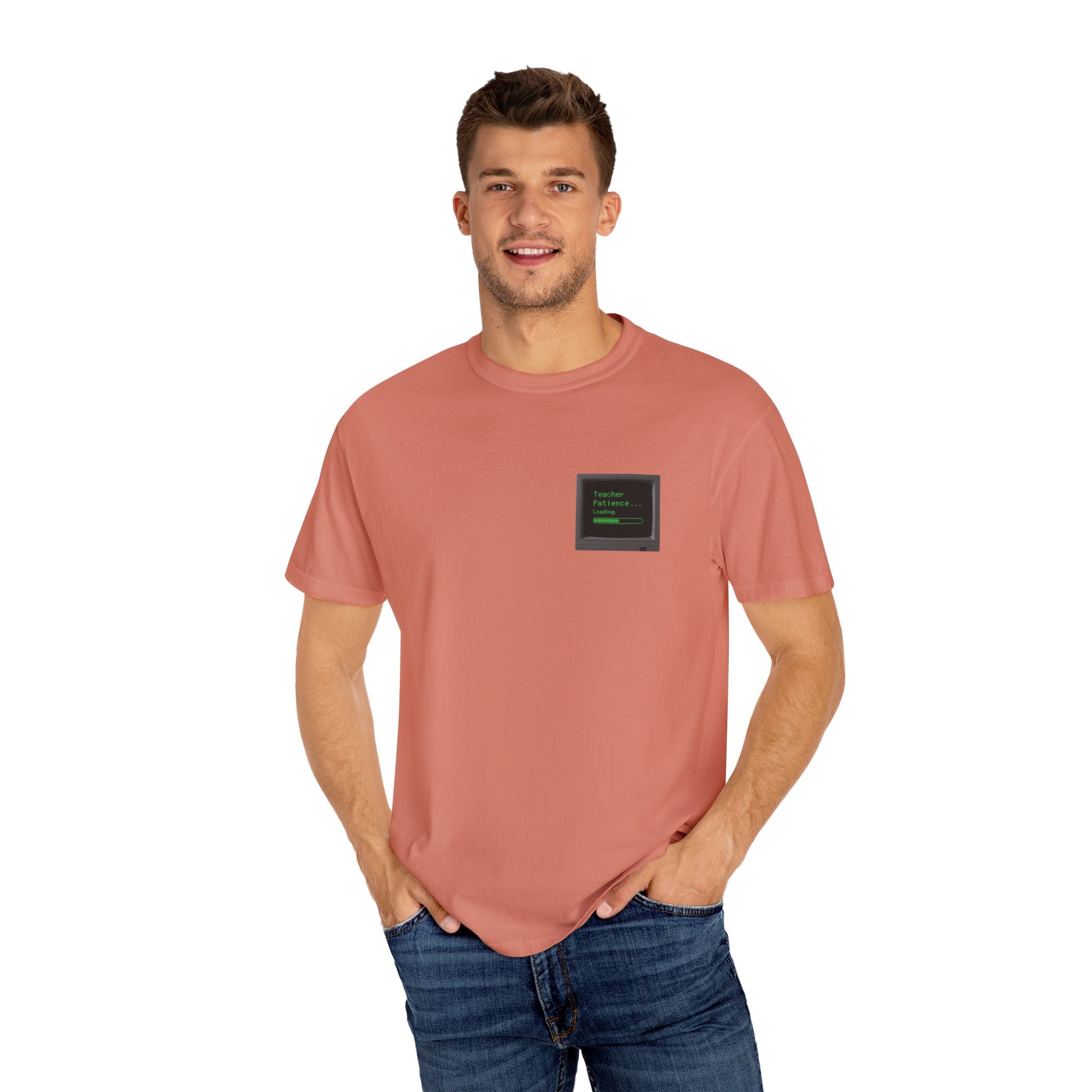 Teacher Patience Loading Shirt -  Retro 80s Computer Style Teacher Tee, Funny Back to School Shirt