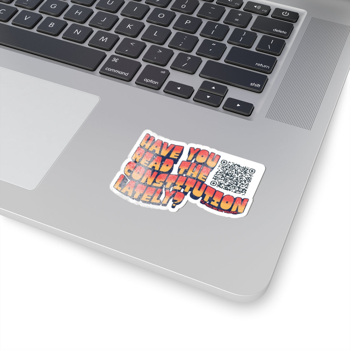 Have You Read The Constitution Lately? 3x3 Sticker | The Dino Dogs Human Rights Collection