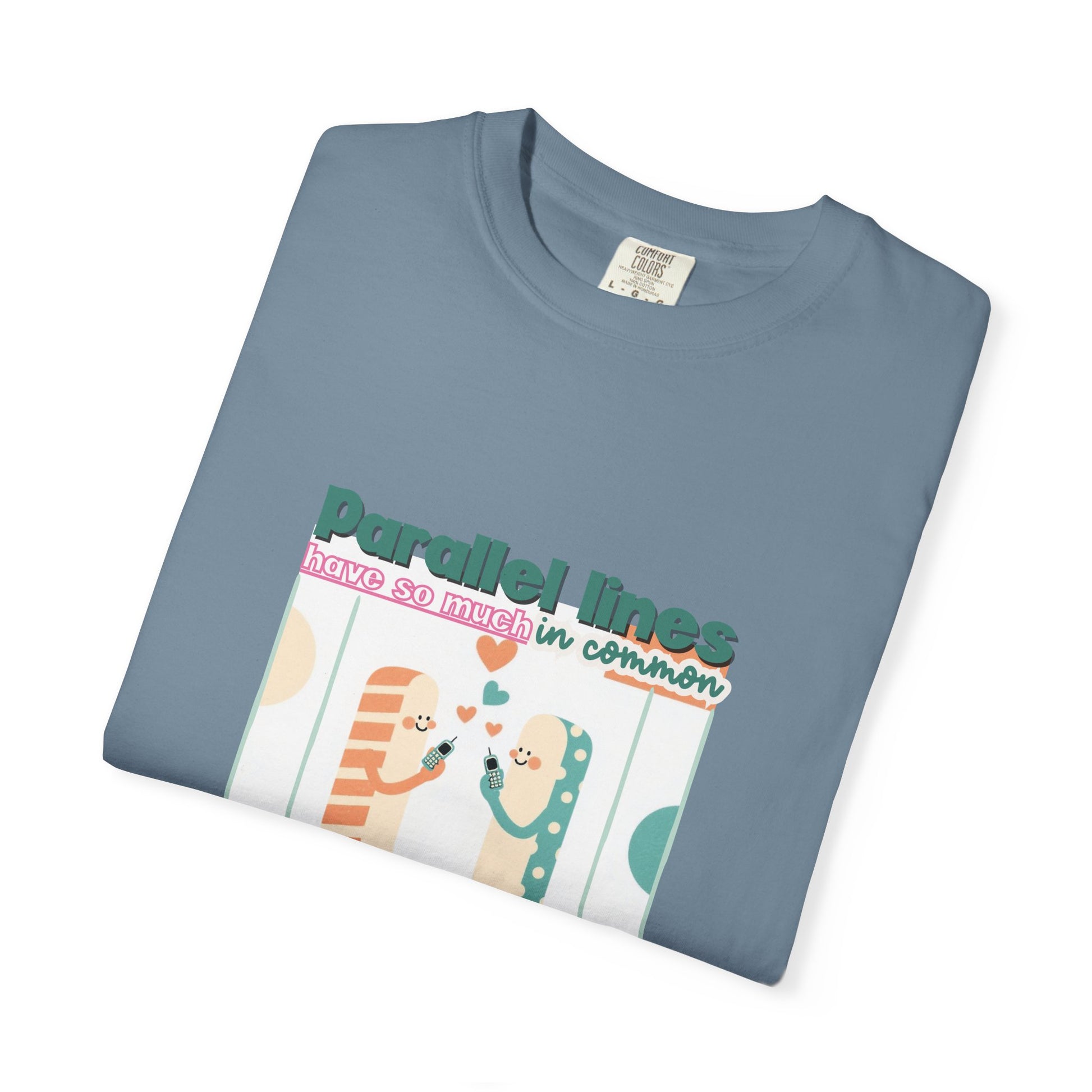 Parallel Lines Geometry Pun Tee