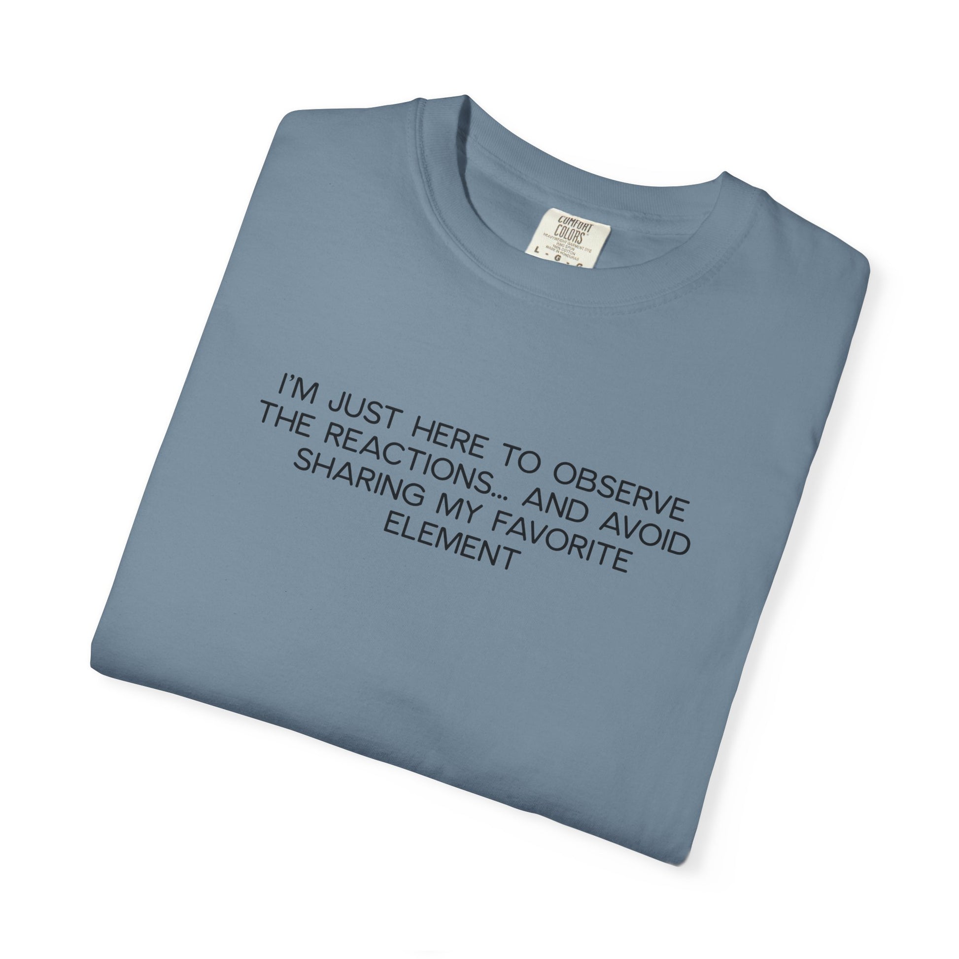 Science Squad Shirt - Funny Teacher PD Day Tee, I'm Just Here to Observe Shirt, Sarcastic Science Team Shirt, Two-Sided