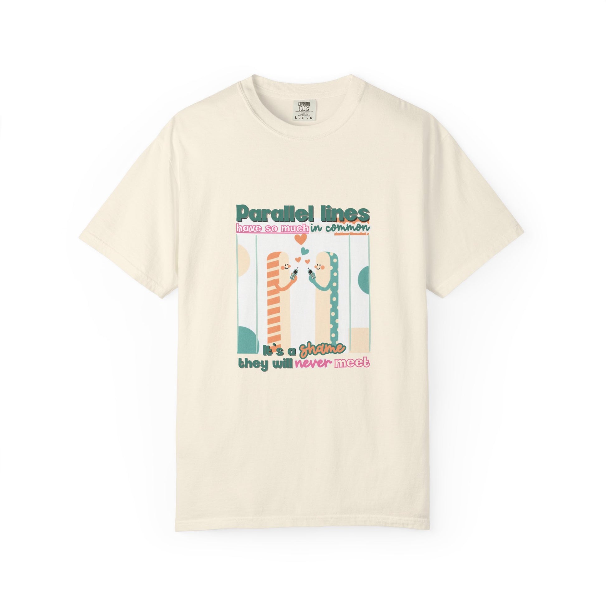 Parallel Lines Geometry Pun Tee