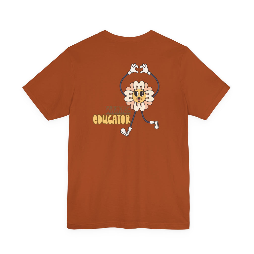 Vintage Educator – Two-Sided Teacher Tee