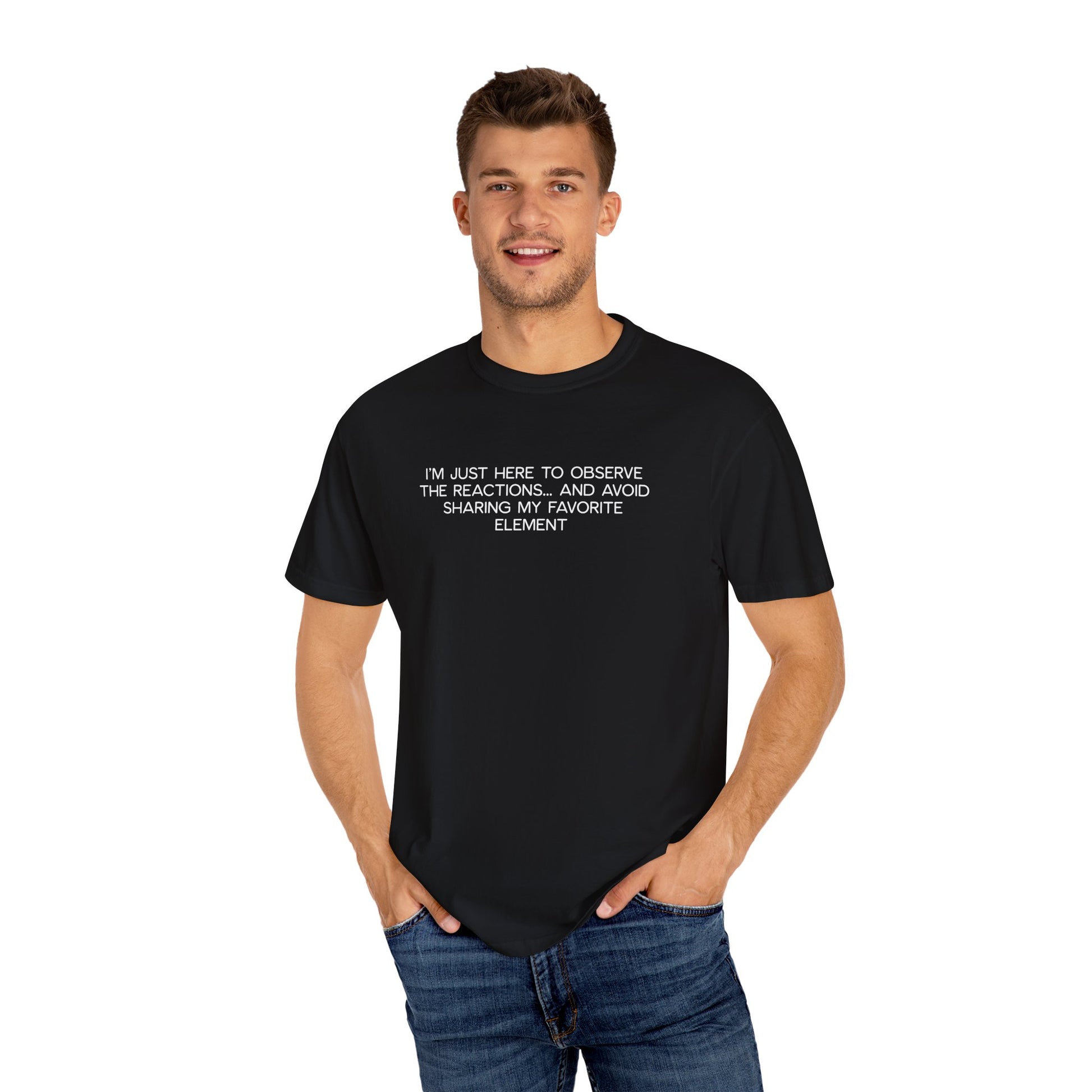 Science Squad Shirt - Funny Teacher PD Day Tee, I'm Just Here to Observe Shirt, Sarcastic Science Team Shirt, Two-Sided