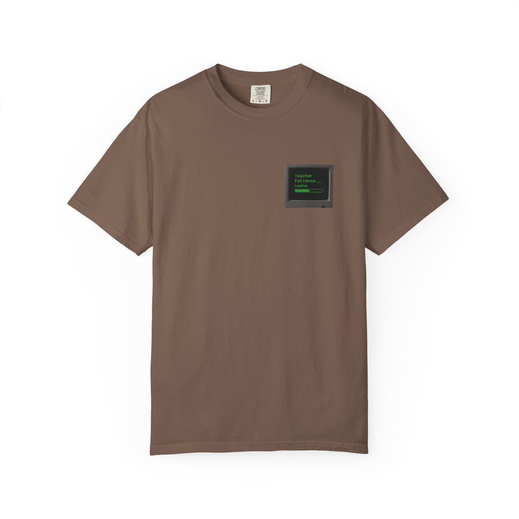 Teacher Patience Loading Shirt -  Retro 80s Computer Style Teacher Tee, Funny Back to School Shirt