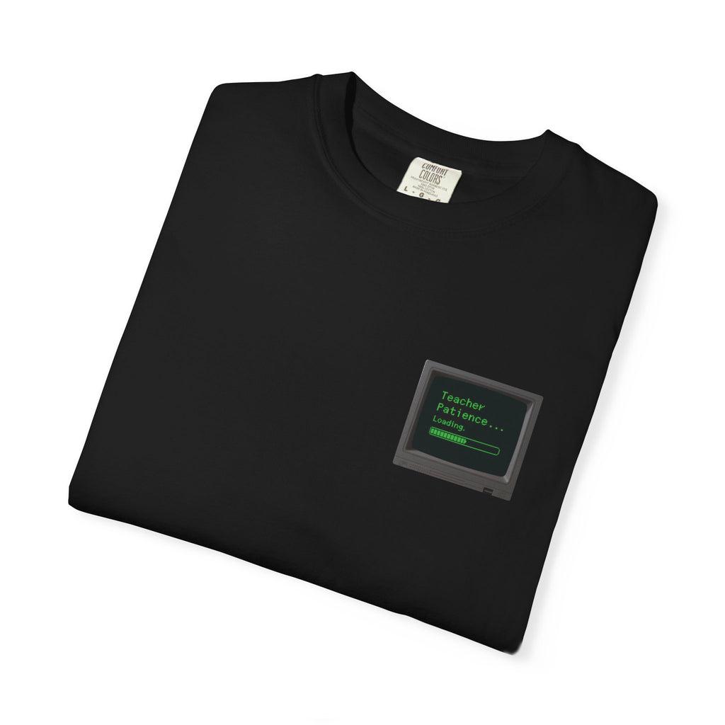 Teacher Patience Loading Shirt -  Retro 80s Computer Style Teacher Tee, Funny Back to School Shirt