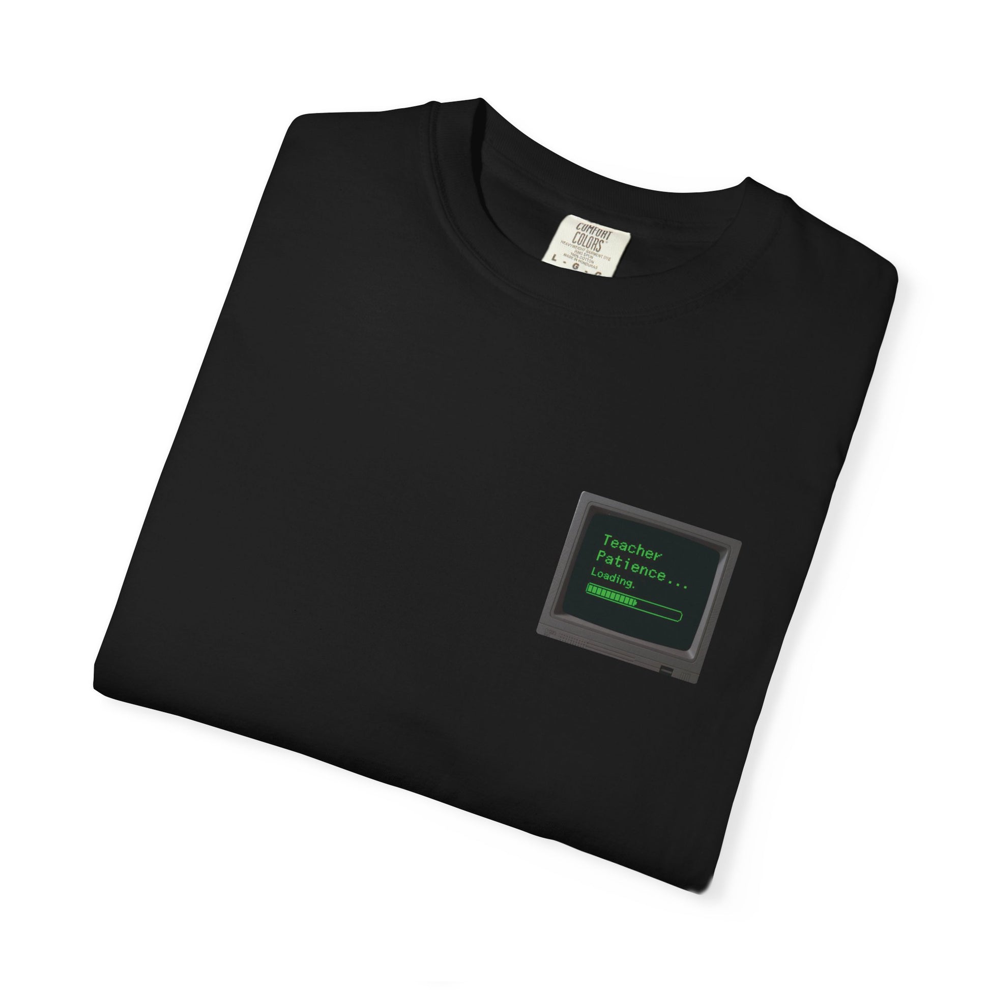 Teacher Patience Loading Shirt -  Retro 80s Computer Style Teacher Tee, Funny Back to School Shirt