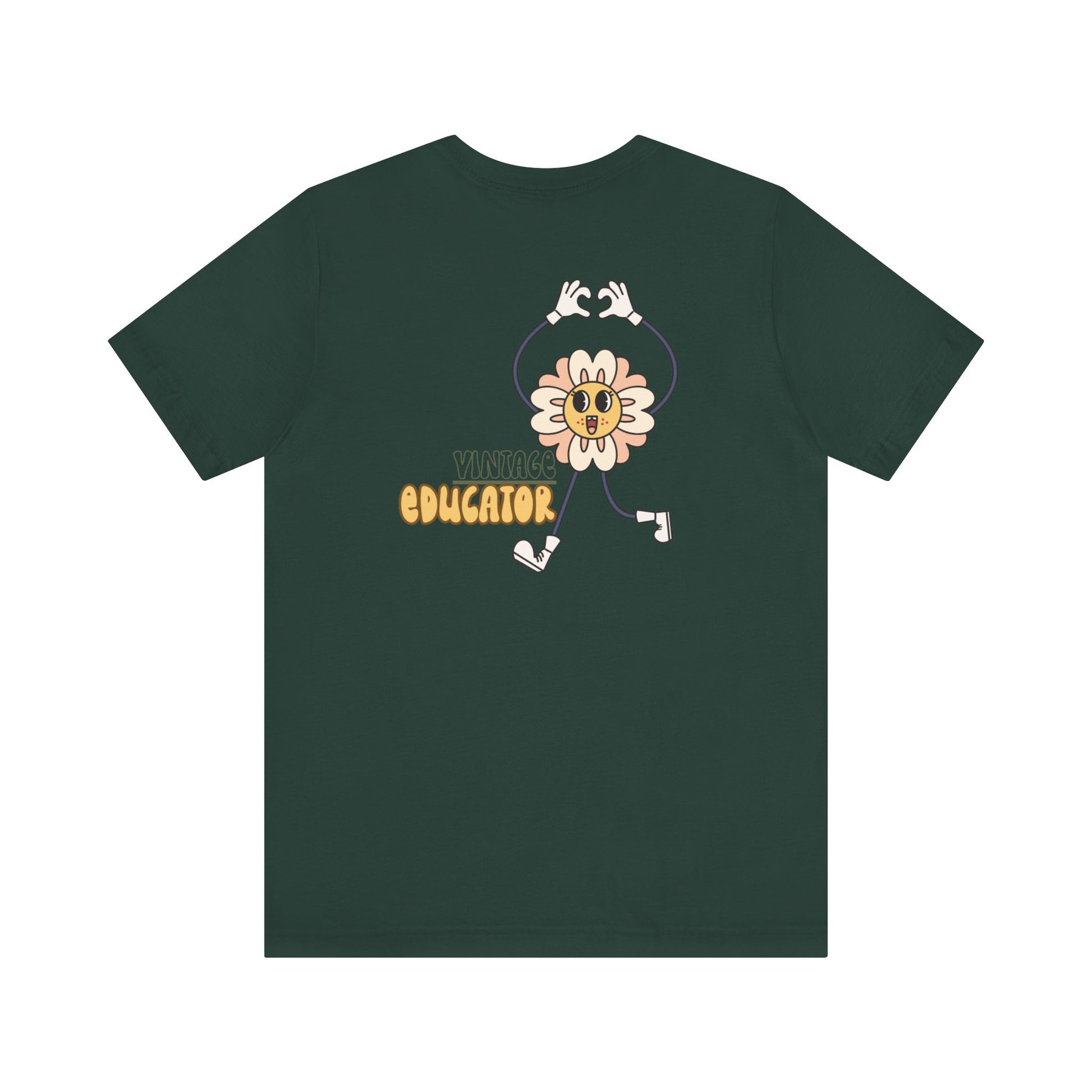 Vintage Educator – Two-Sided Teacher Tee