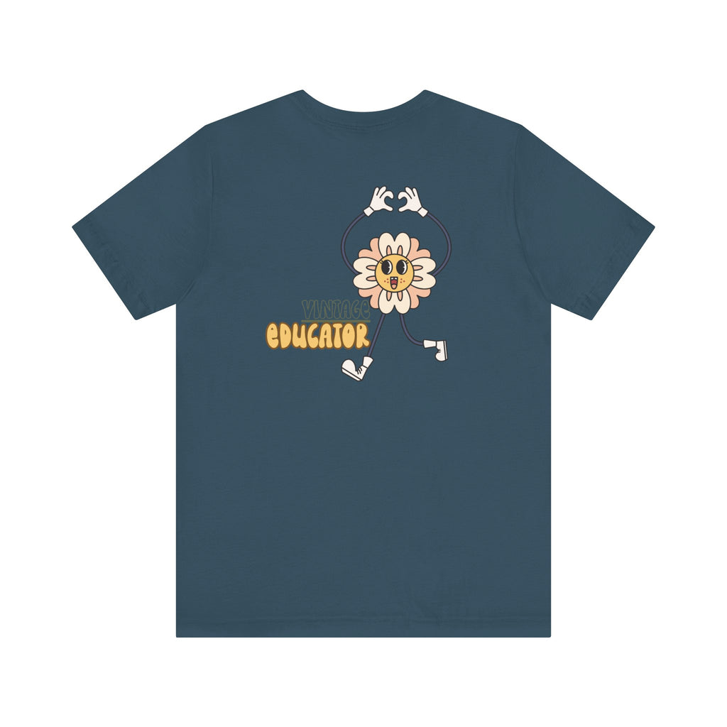 Vintage Educator – Two-Sided Teacher Tee