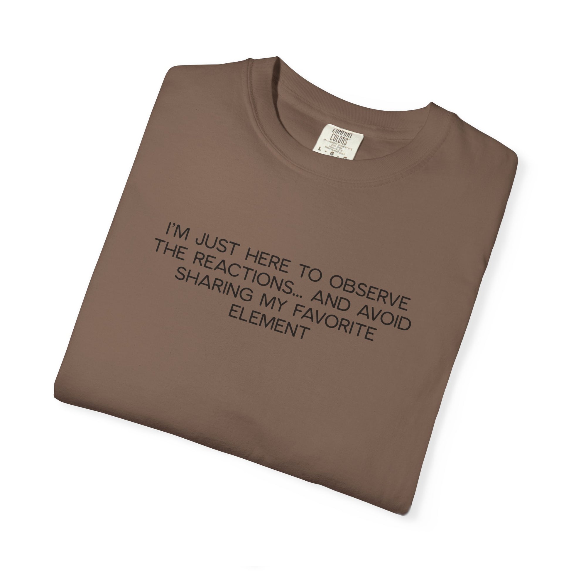 Science Squad Shirt - Funny Teacher PD Day Tee, I'm Just Here to Observe Shirt, Sarcastic Science Team Shirt, Two-Sided