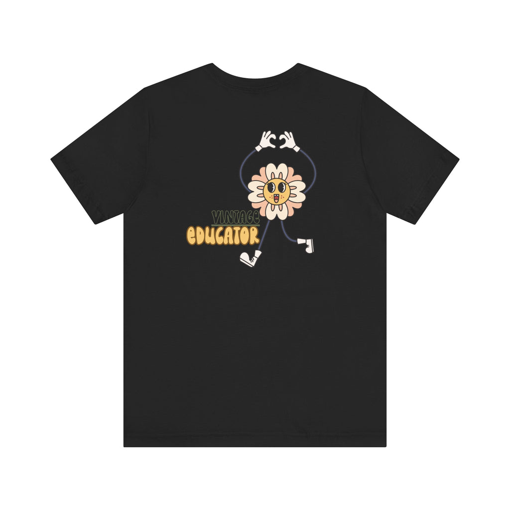 Vintage Educator – Two-Sided Teacher Tee
