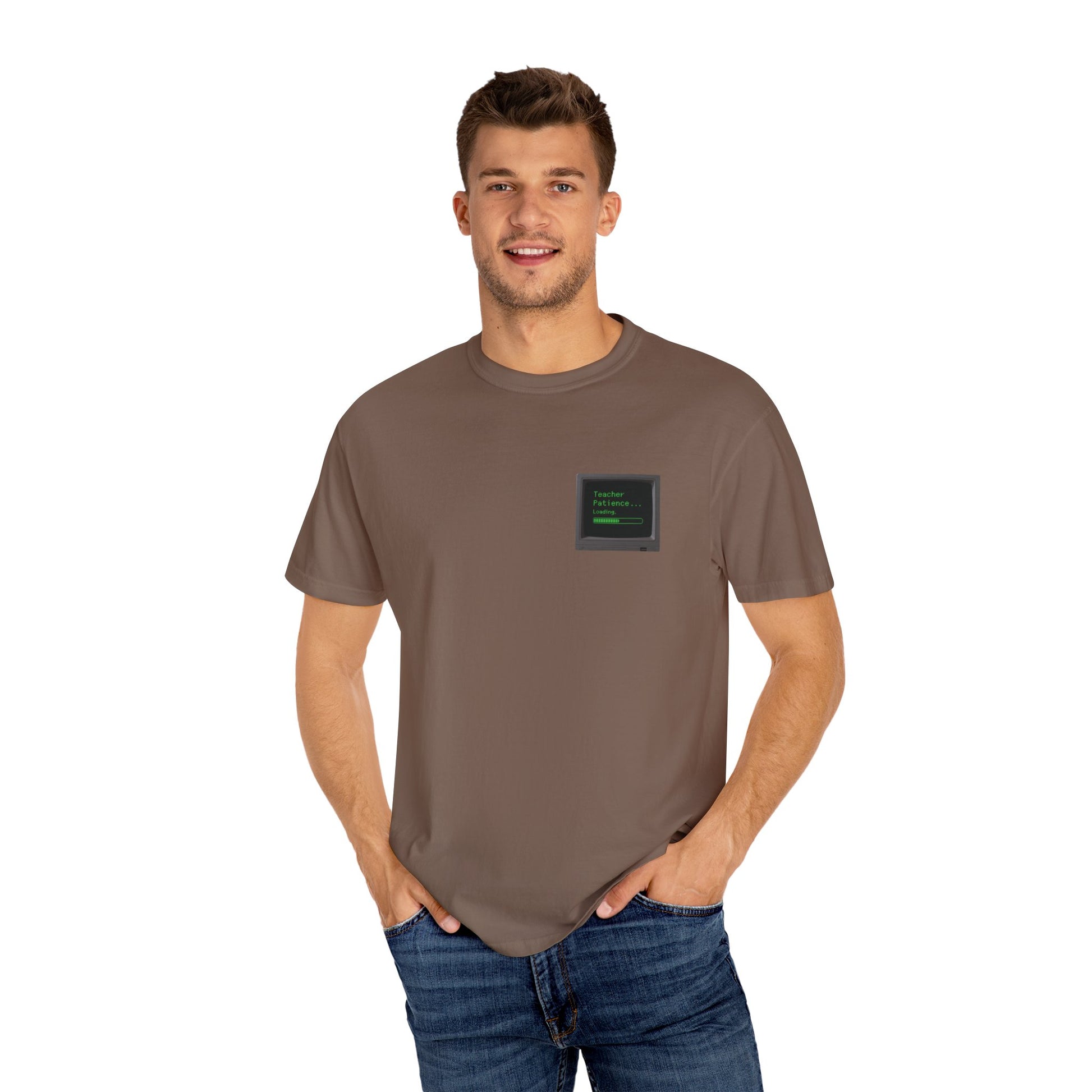 Teacher Patience Loading Shirt -  Retro 80s Computer Style Teacher Tee, Funny Back to School Shirt