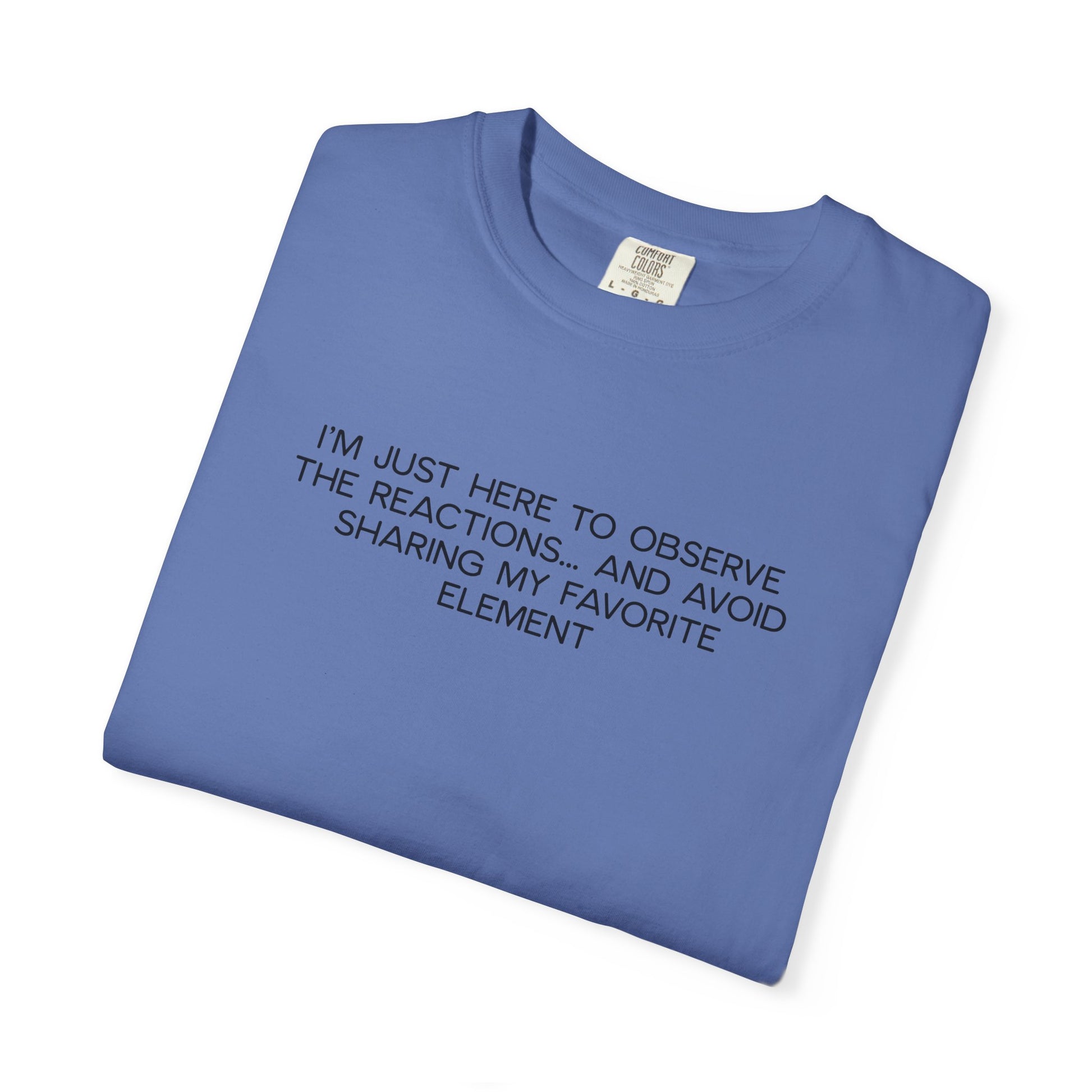 Science Squad Shirt - Funny Teacher PD Day Tee, I'm Just Here to Observe Shirt, Sarcastic Science Team Shirt, Two-Sided