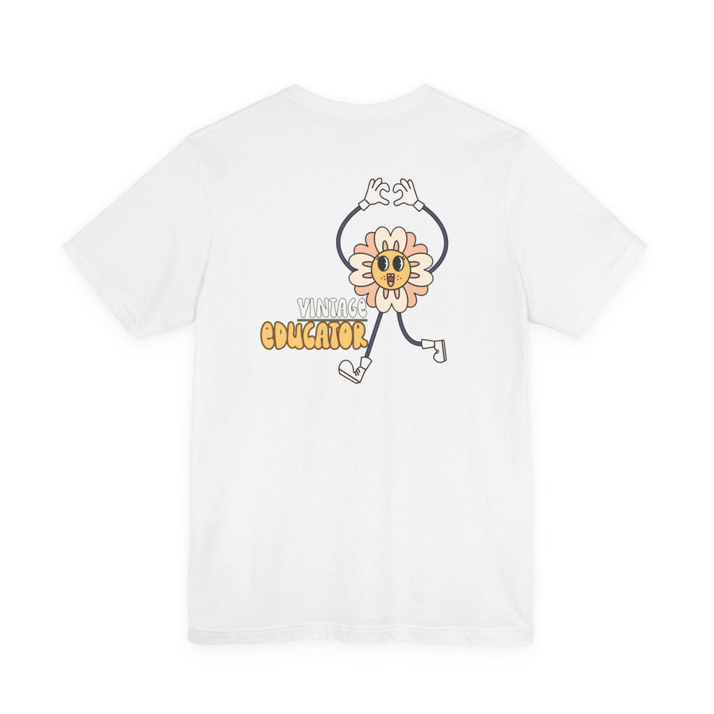 Vintage Educator – Two-Sided Teacher Tee