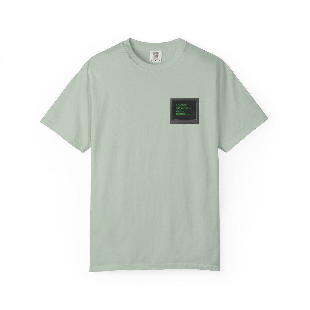 Teacher Patience Loading Shirt -  Retro 80s Computer Style Teacher Tee, Funny Back to School Shirt