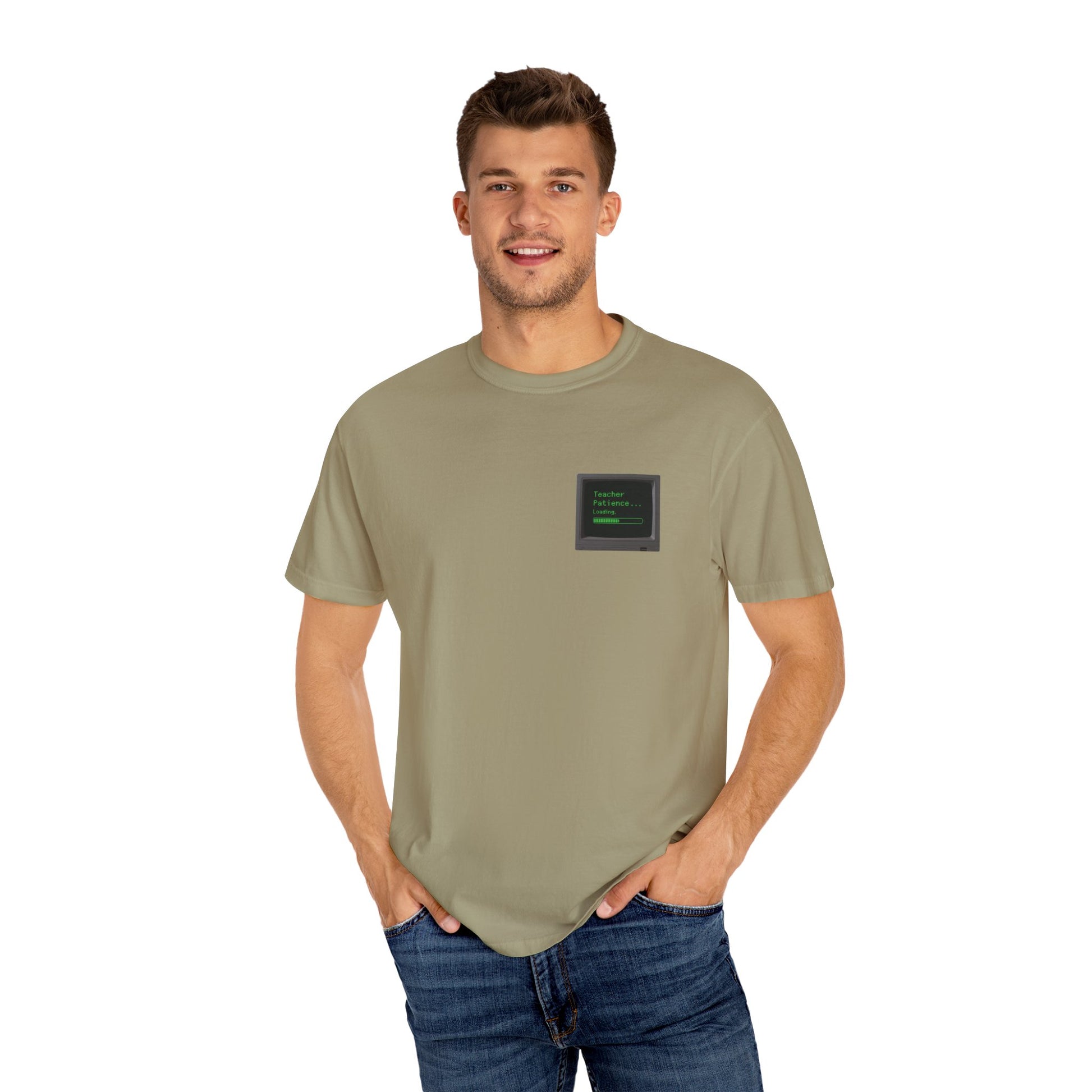Teacher Patience Loading Shirt -  Retro 80s Computer Style Teacher Tee, Funny Back to School Shirt