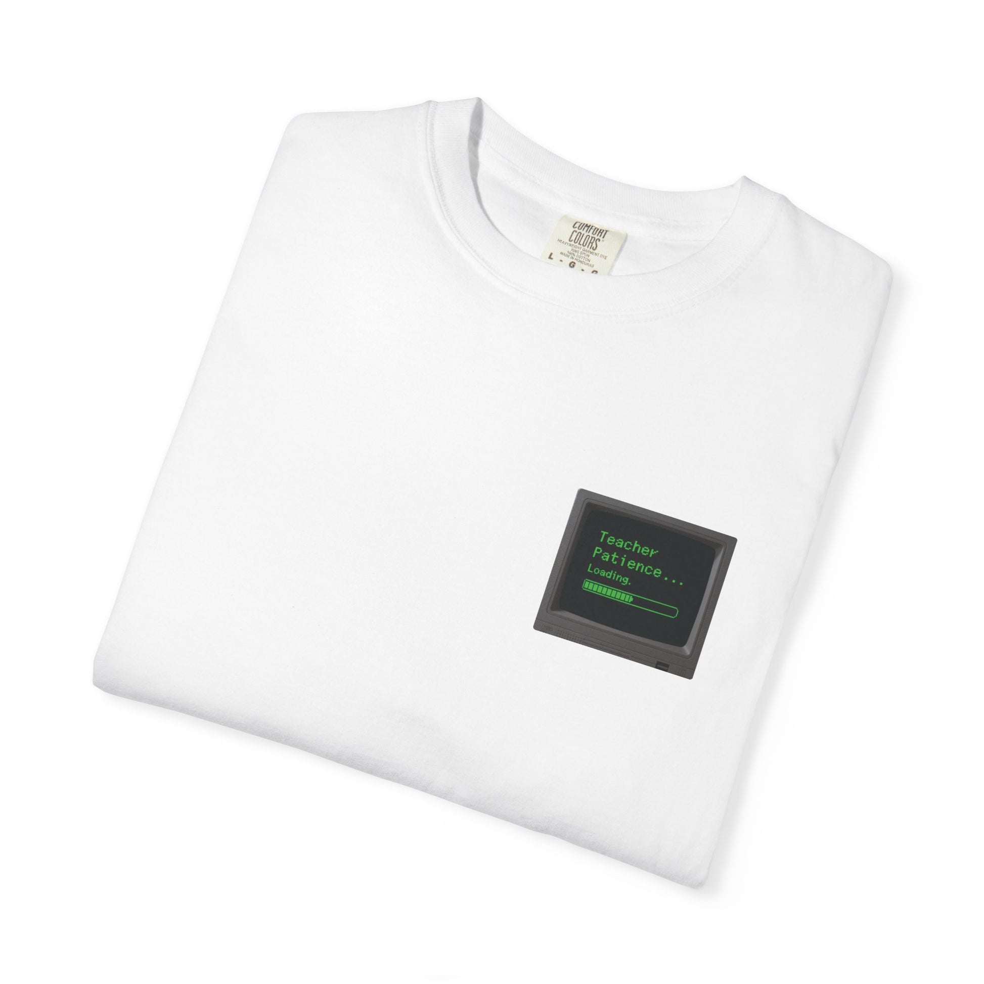Teacher Patience Loading Shirt -  Retro 80s Computer Style Teacher Tee, Funny Back to School Shirt