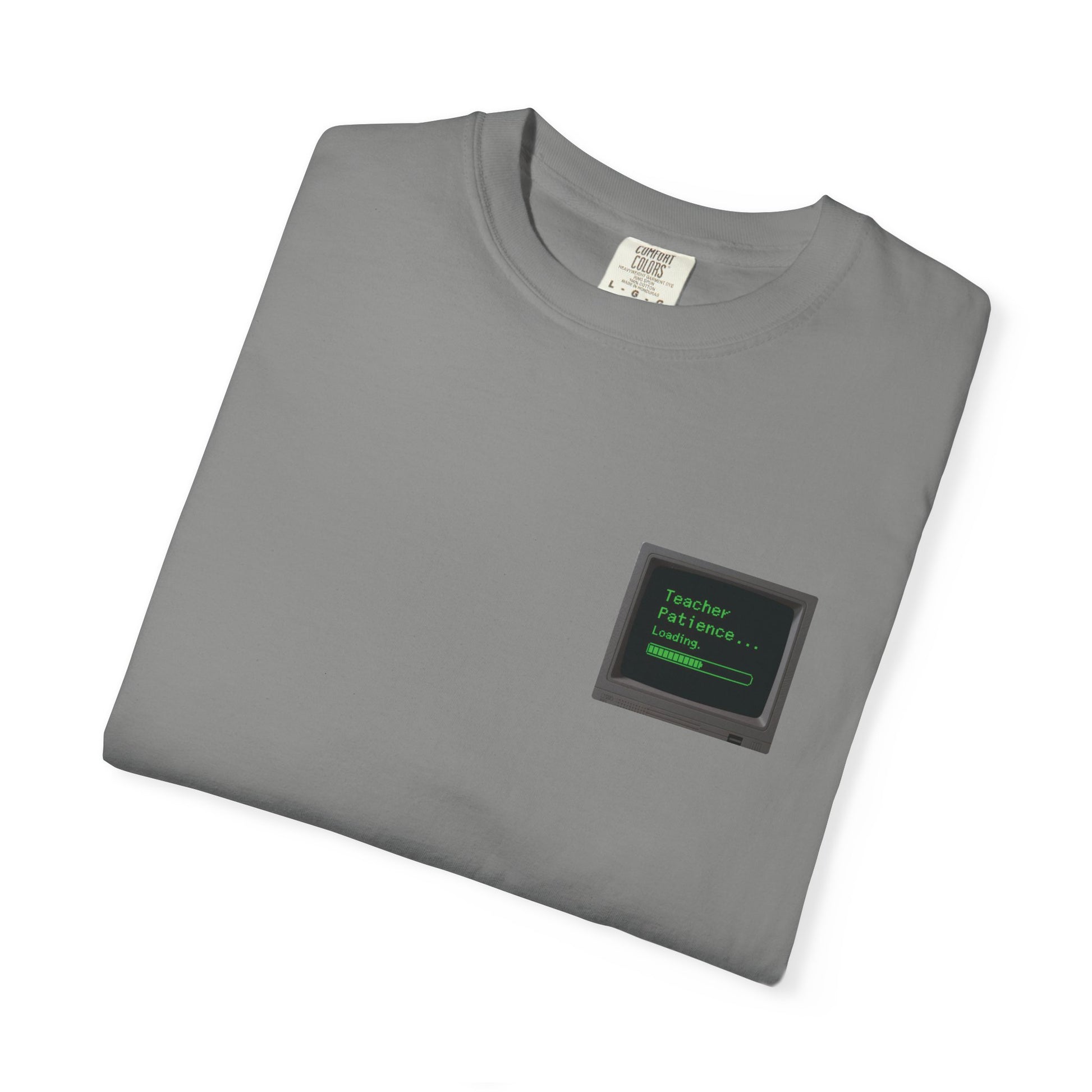 Teacher Patience Loading Shirt -  Retro 80s Computer Style Teacher Tee, Funny Back to School Shirt