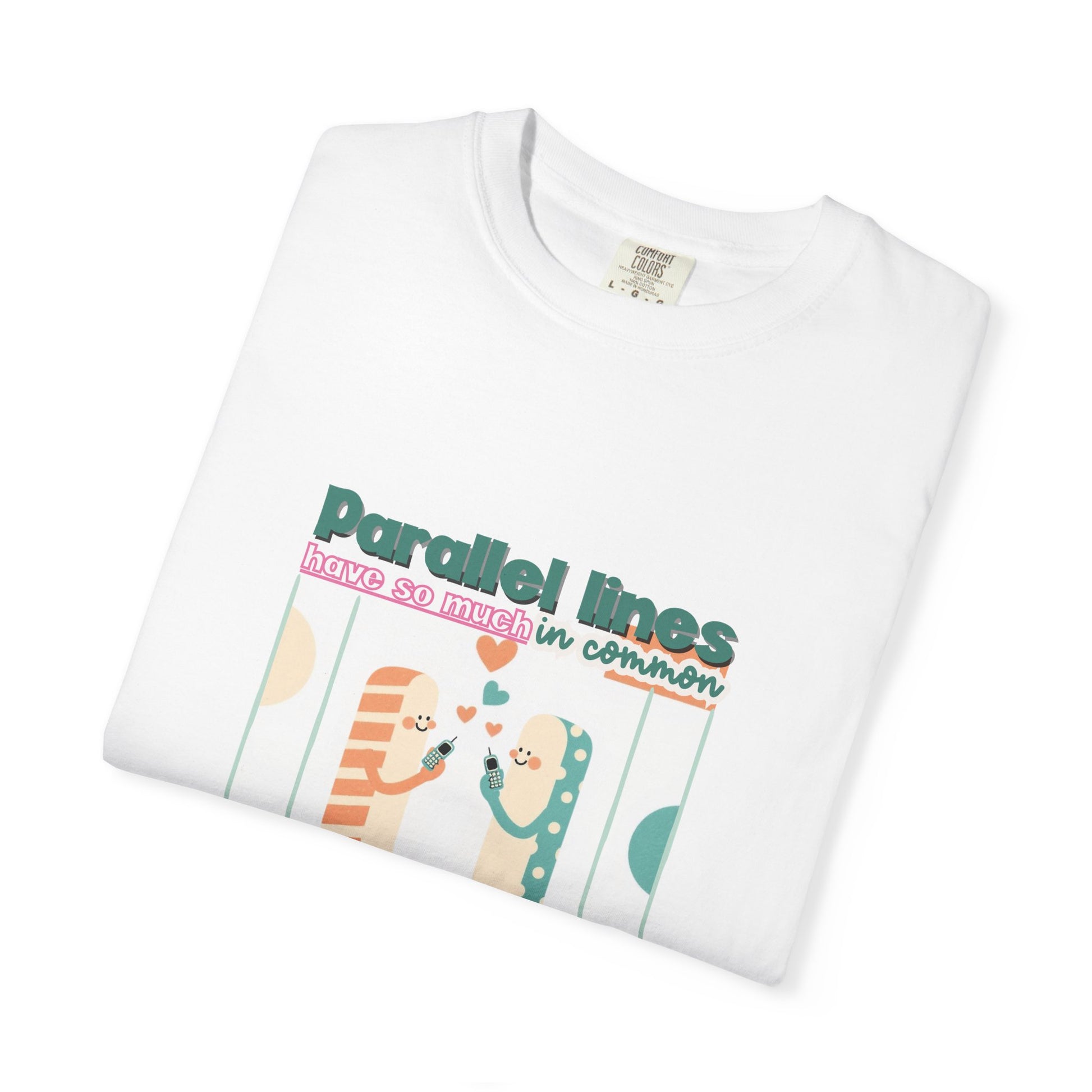 Parallel Lines Geometry Pun Tee
