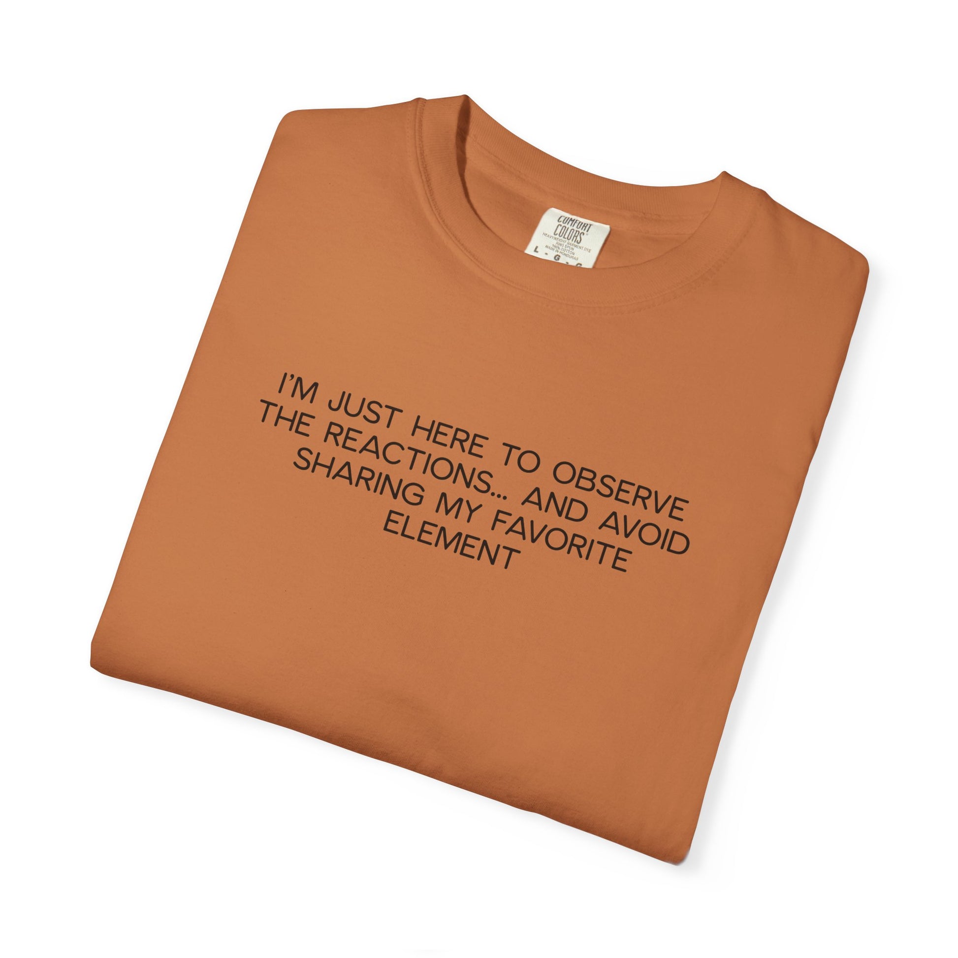 Science Squad Shirt - Funny Teacher PD Day Tee, I'm Just Here to Observe Shirt, Sarcastic Science Team Shirt, Two-Sided