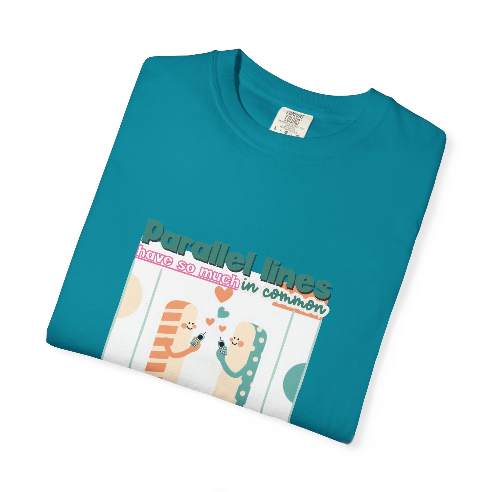 Parallel Lines Geometry Pun Tee