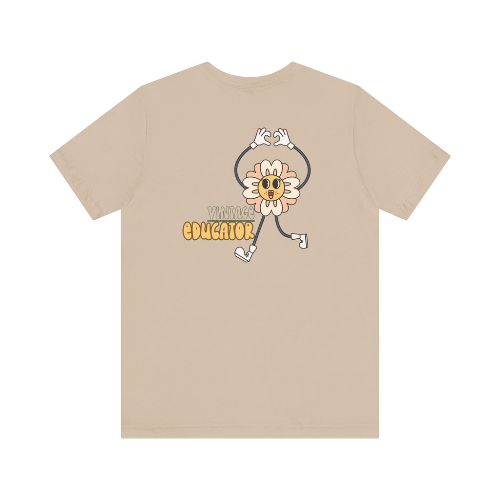 Vintage Educator – Two-Sided Teacher Tee