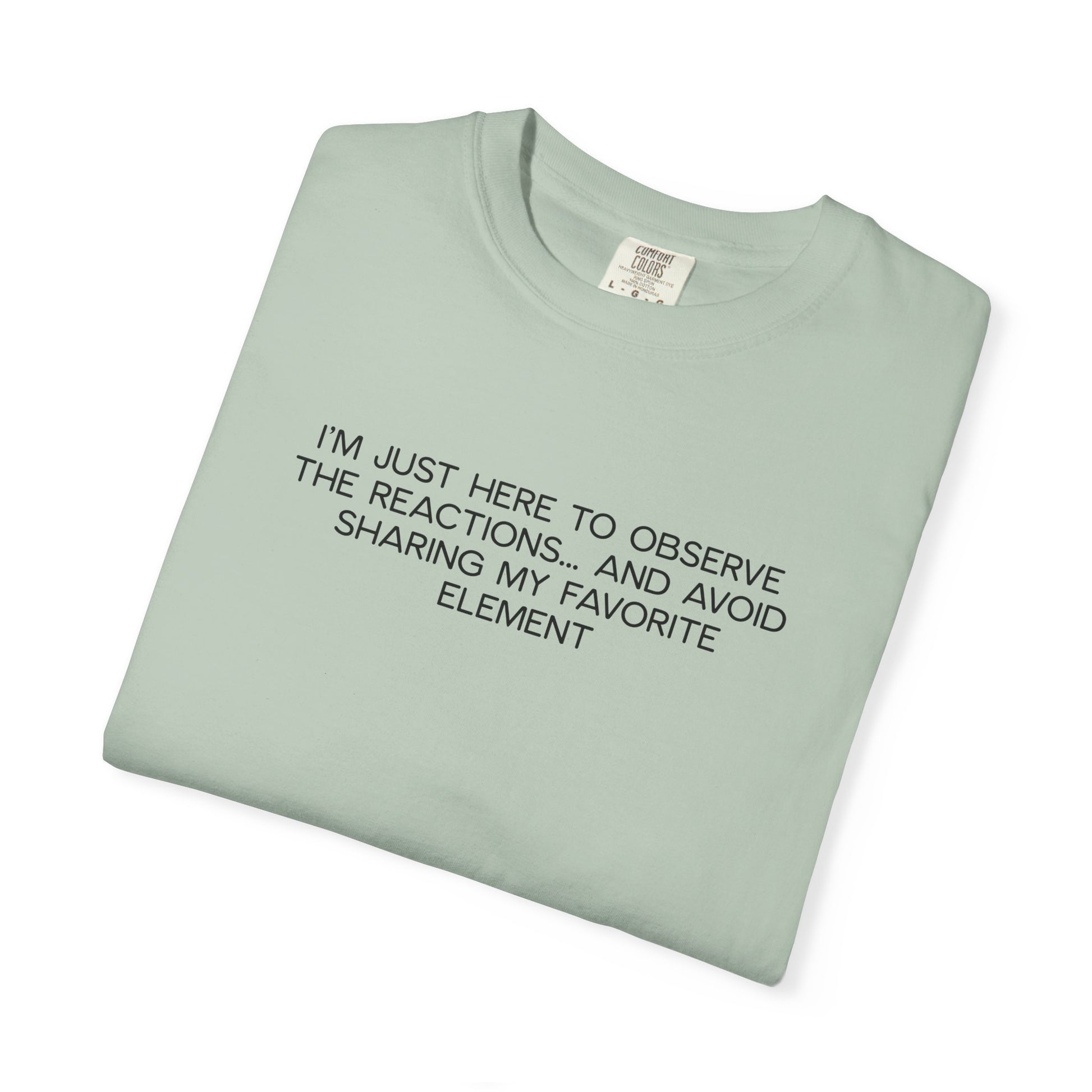 Science Squad Shirt - Funny Teacher PD Day Tee, I'm Just Here to Observe Shirt, Sarcastic Science Team Shirt, Two-Sided