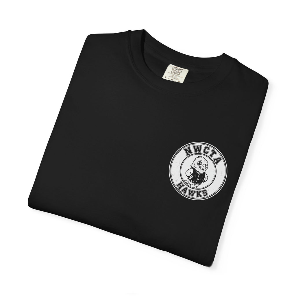 Vintage Style Small White Emblem NWCTA Hawk Tee