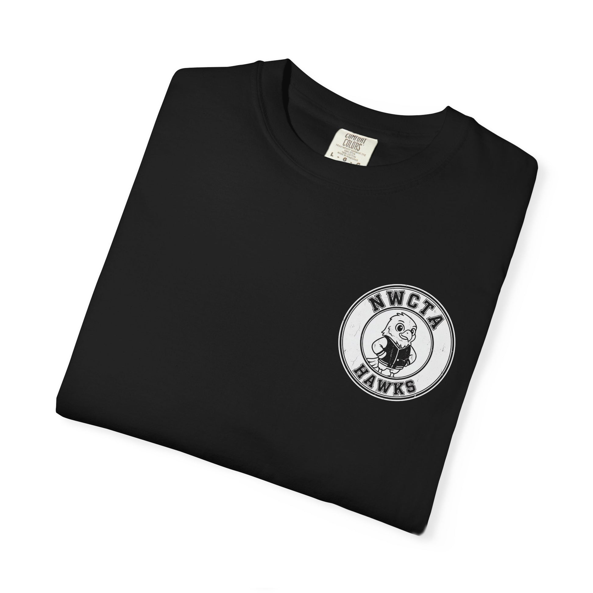Vintage Style Small White Emblem NWCTA Hawk Tee