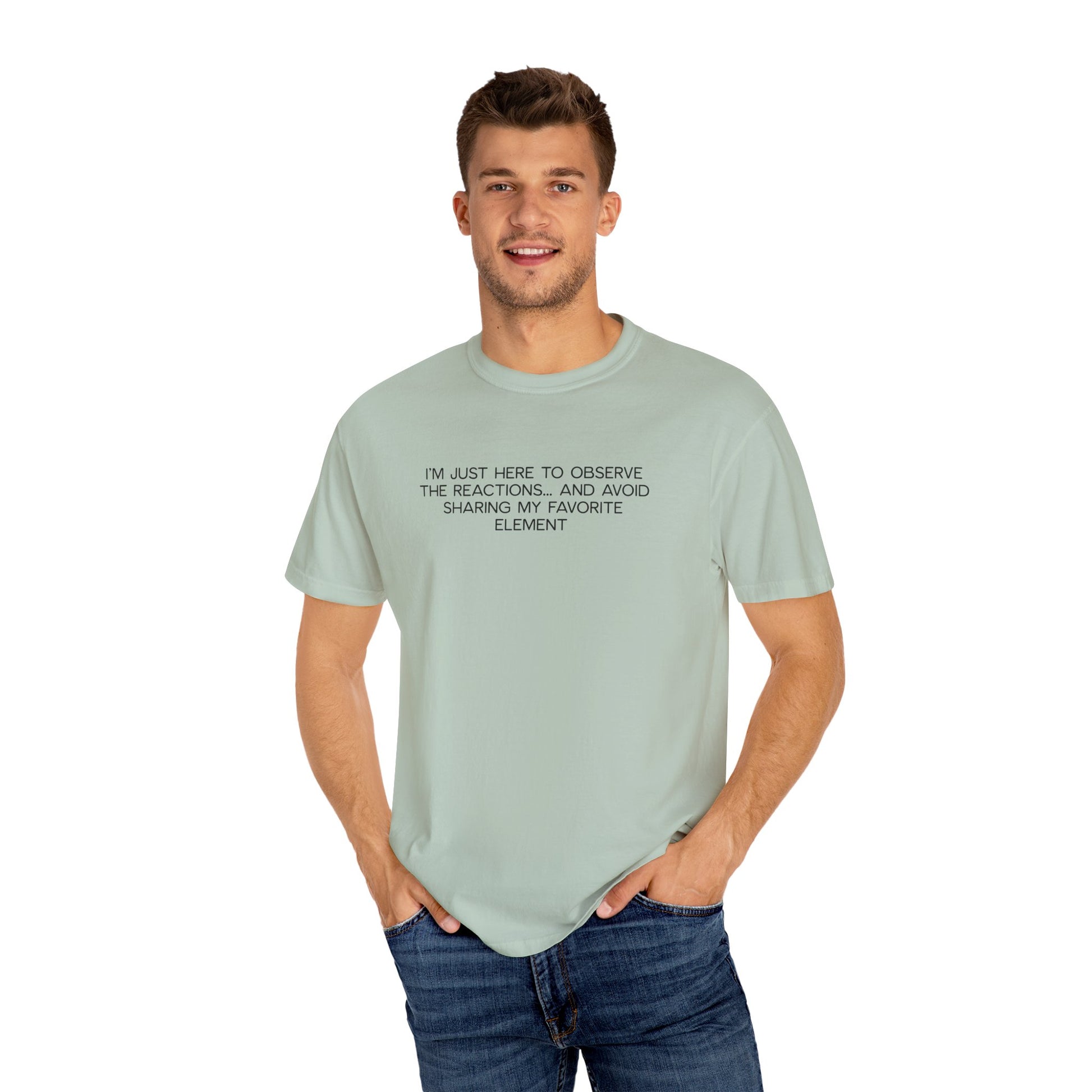 Science Squad Shirt - Funny Teacher PD Day Tee, I'm Just Here to Observe Shirt, Sarcastic Science Team Shirt, Two-Sided