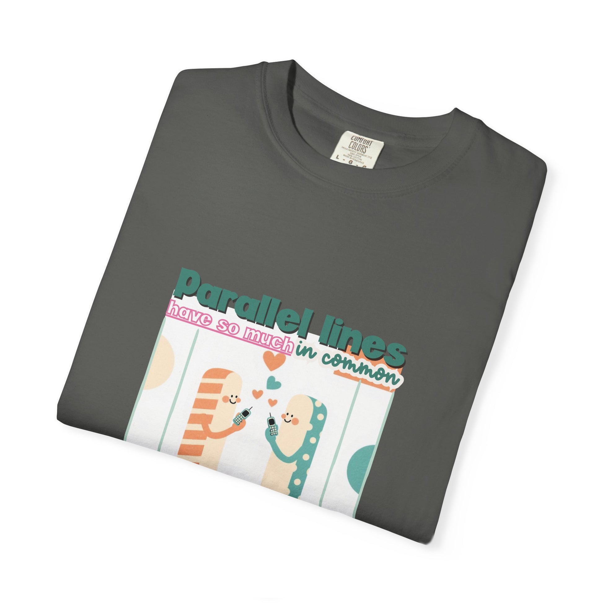 Parallel Lines Geometry Pun Tee