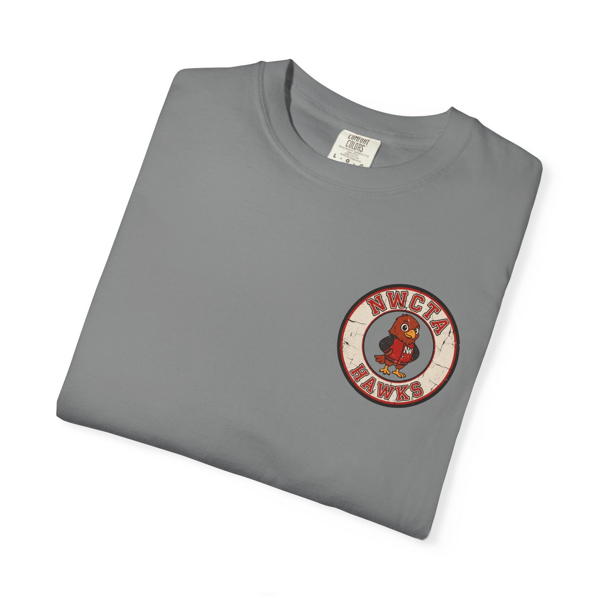 Vintage Style Small Emblem NWCTA Hawk Tee