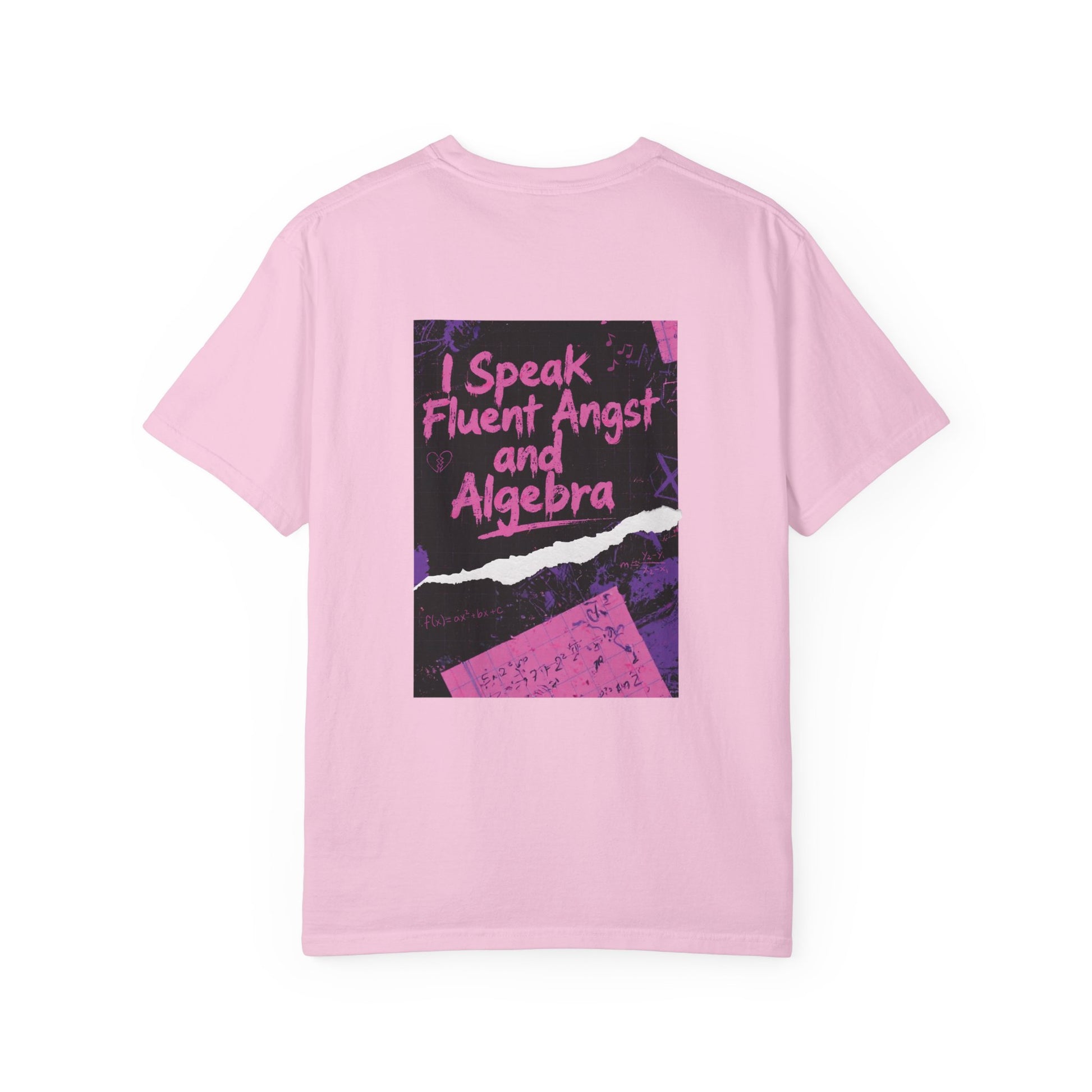 Math Is My Mixtape Shirt - Emo Math Teacher Shirt, I Speak Fluent Angst and Algebra Tee, Two-Sided Teacher Shirt