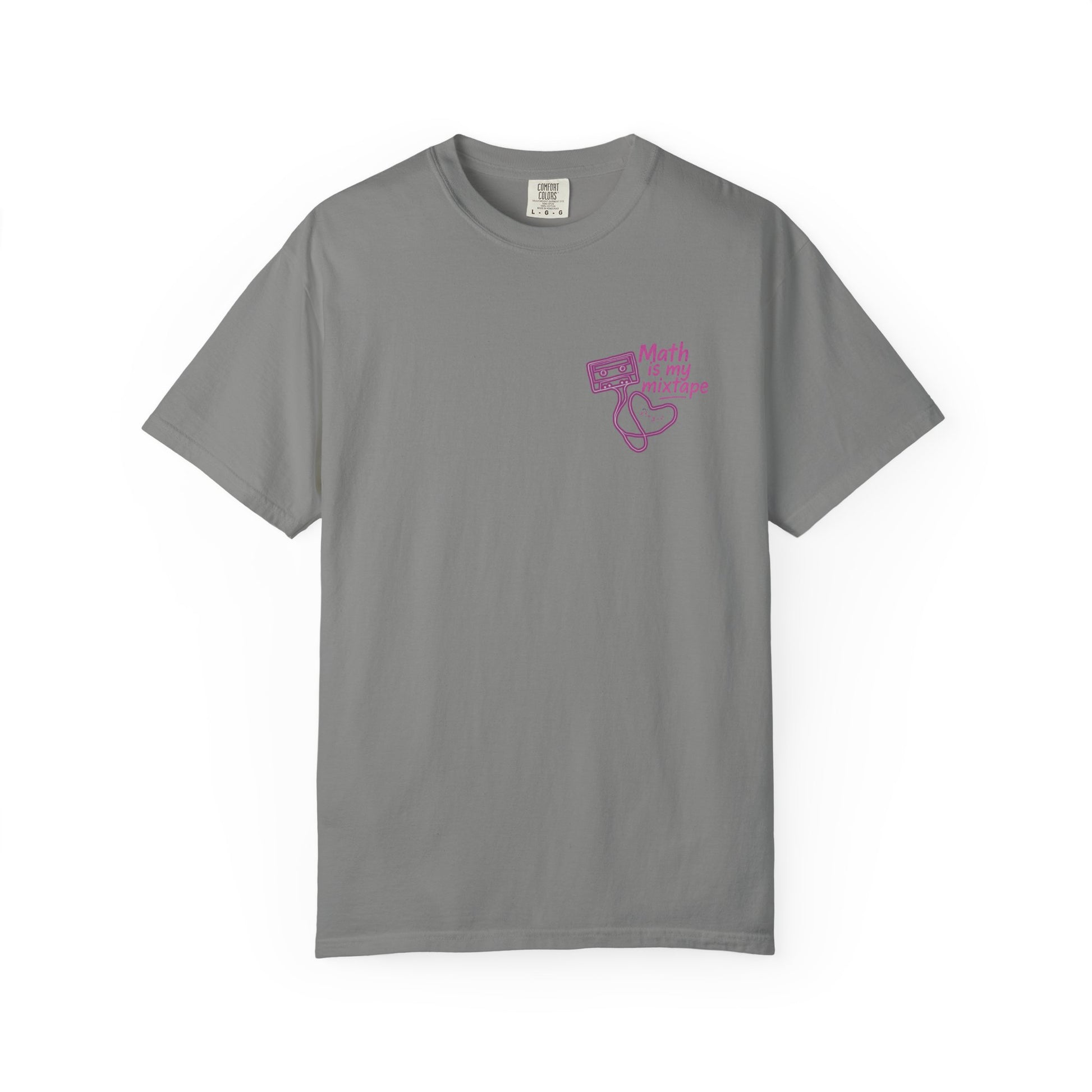 Math Is My Mixtape Shirt - Emo Math Teacher Shirt, I Speak Fluent Angst and Algebra Tee, Two-Sided Teacher Shirt