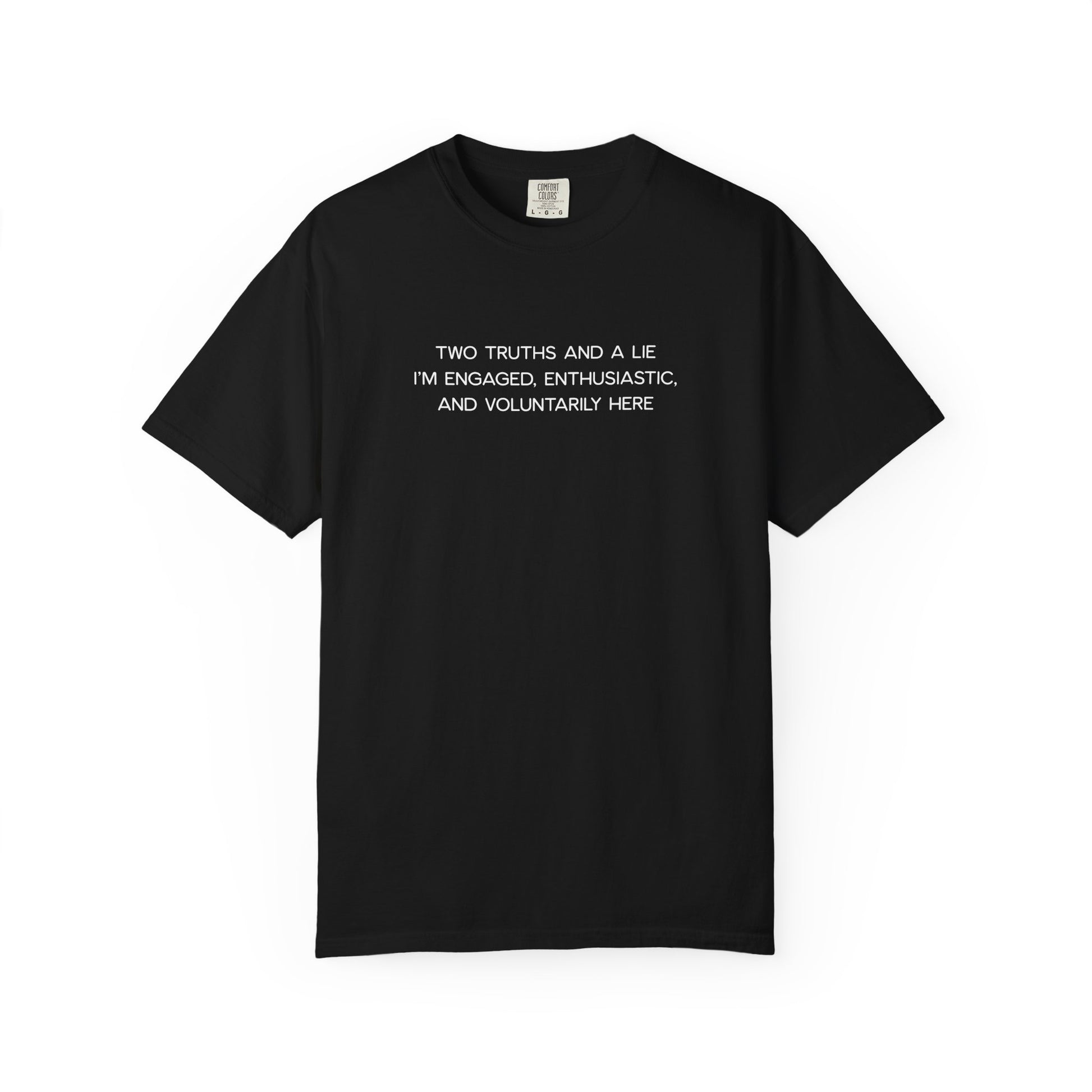 Two Truths and a Lie Teacher Shirt - Funny PD Day Shirt, Icebreaker Survivor Tee, Teacher Humor Comfort Colors Shirt