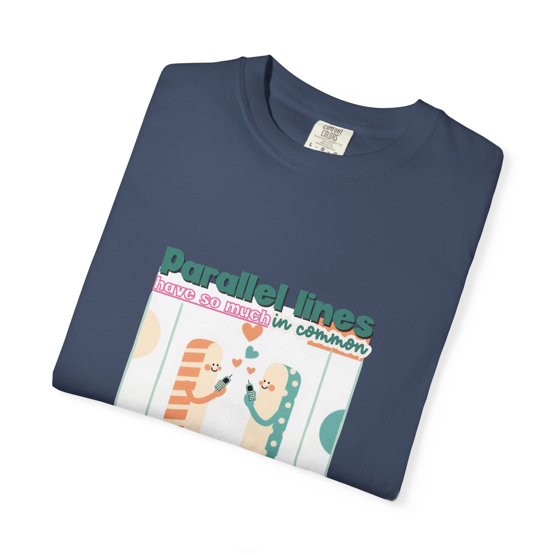 Parallel Lines Geometry Pun Tee