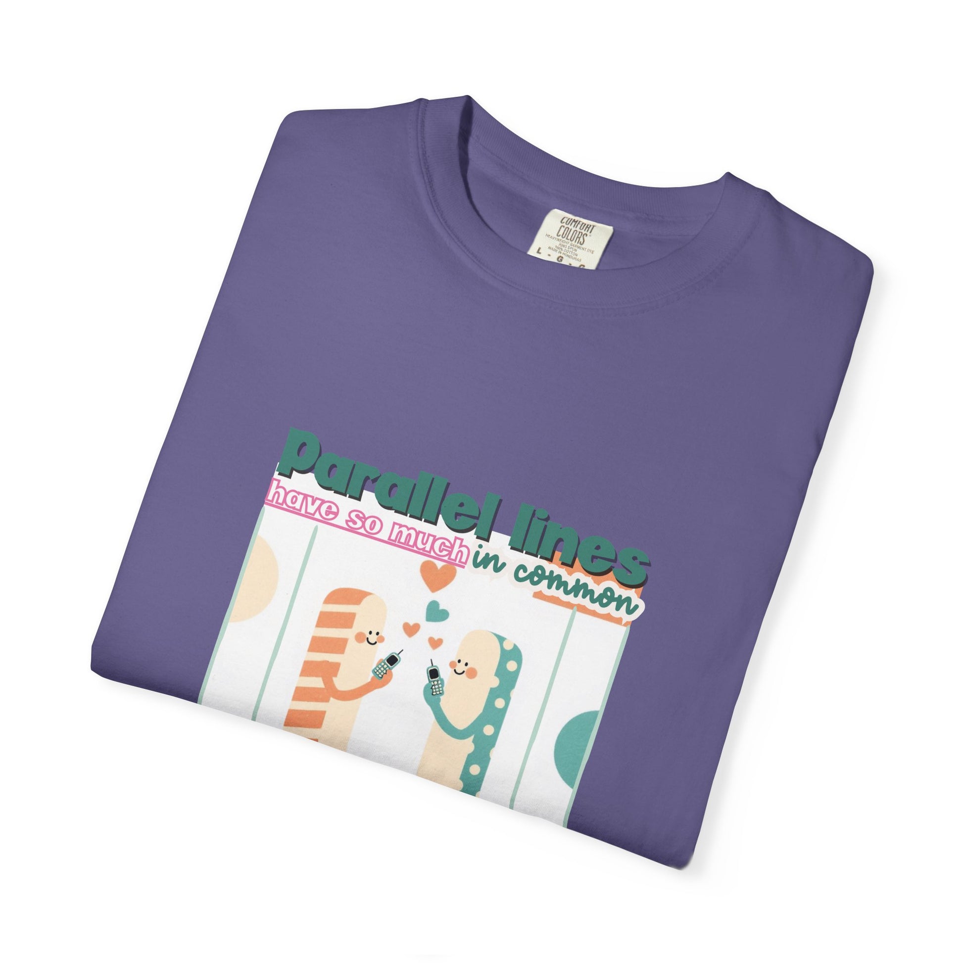 Parallel Lines Geometry Pun Tee