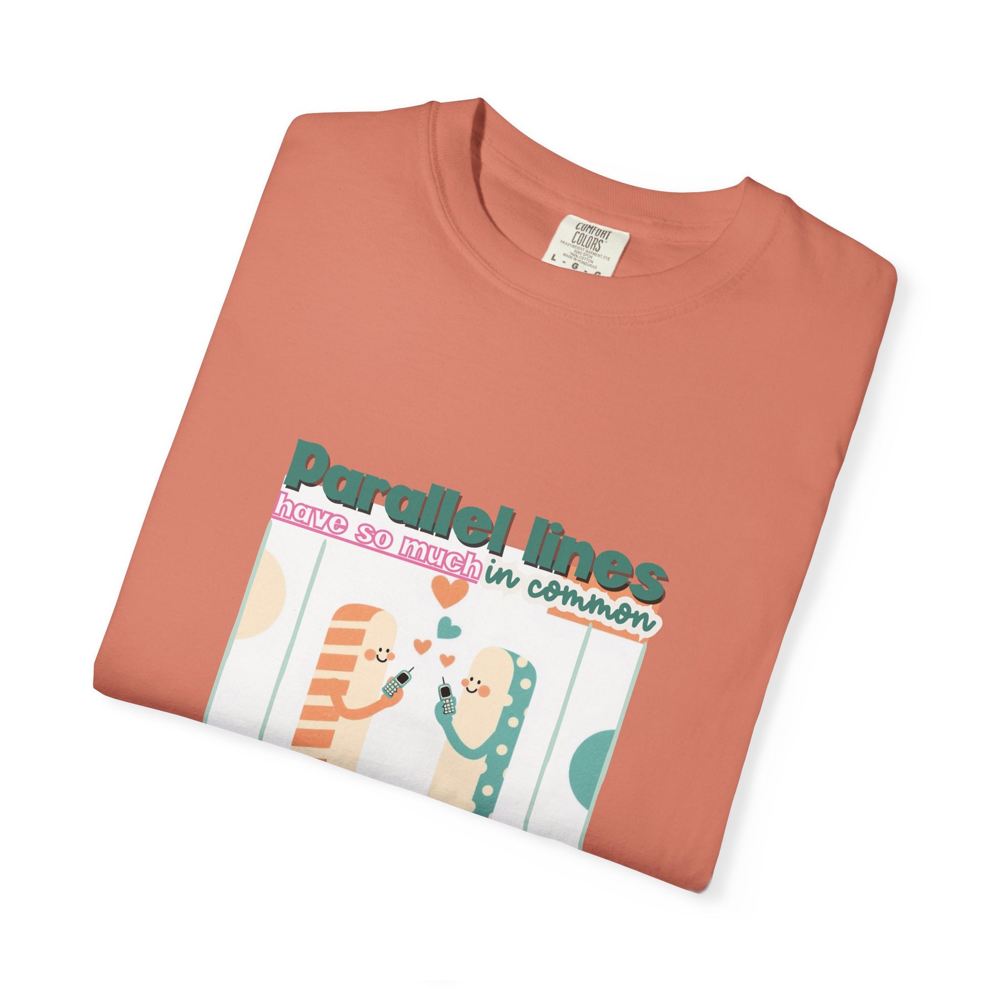 Parallel Lines Geometry Pun Tee