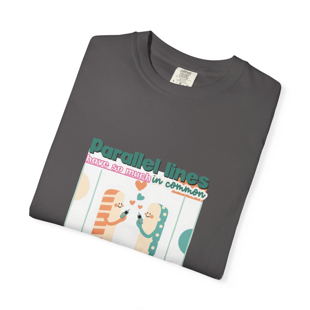 Parallel Lines Geometry Pun Tee
