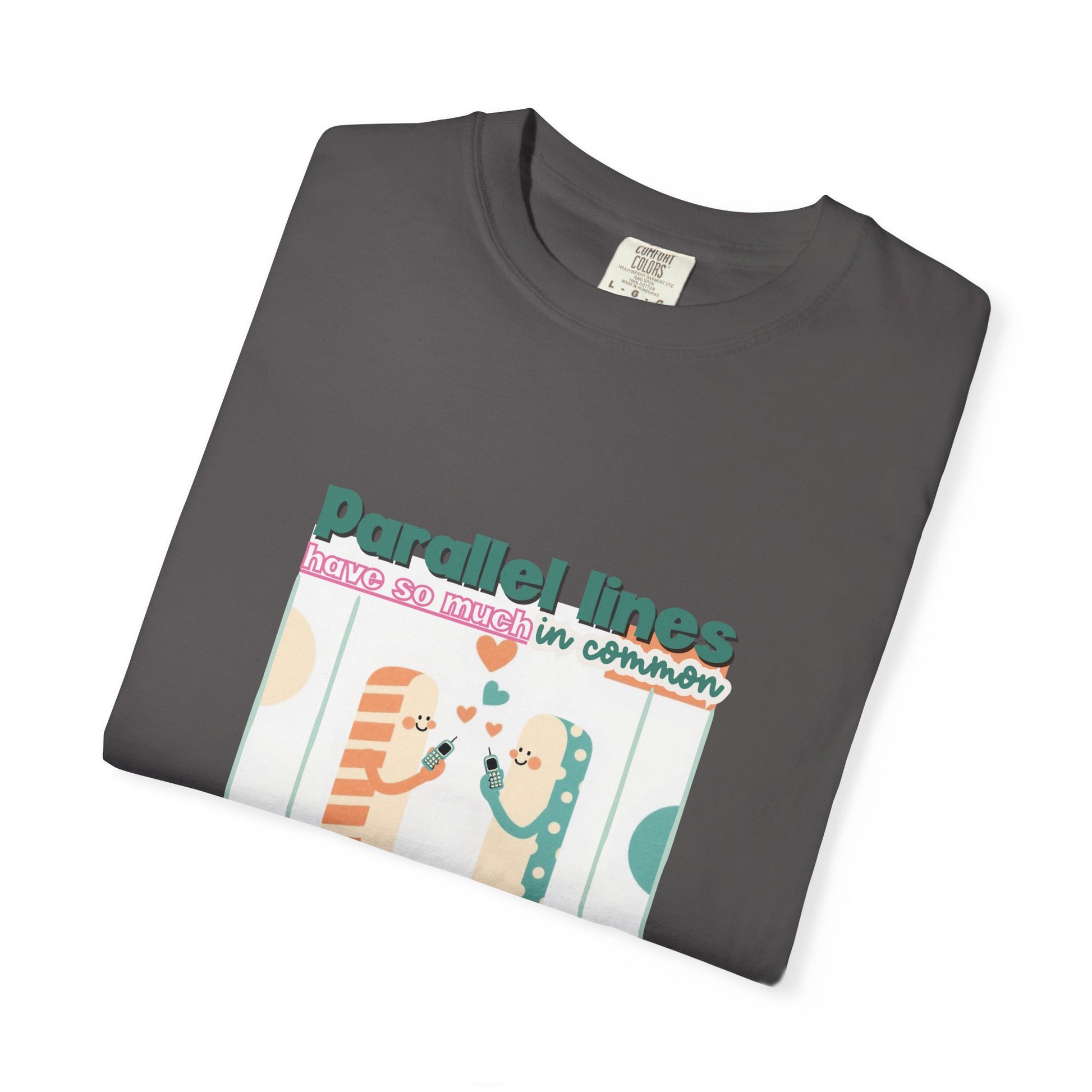 Parallel Lines Geometry Pun Tee
