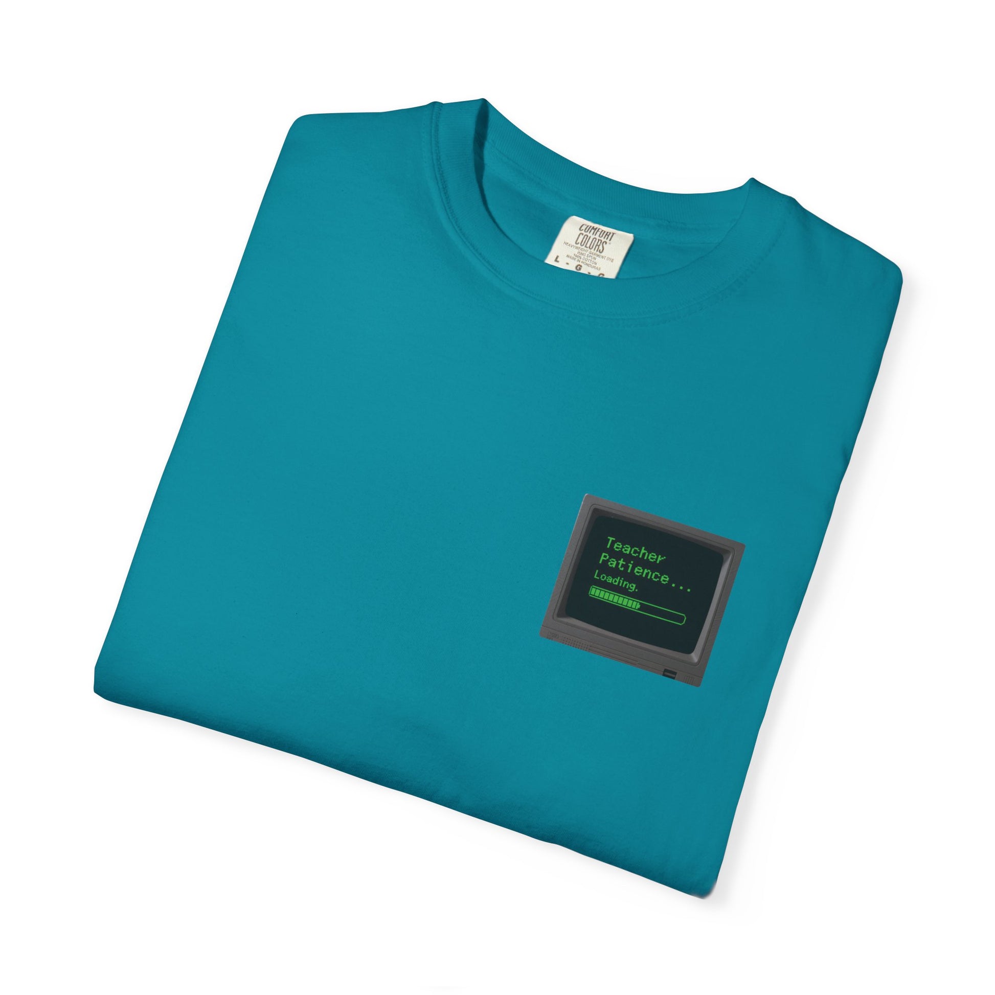 Teacher Patience Loading Shirt -  Retro 80s Computer Style Teacher Tee, Funny Back to School Shirt