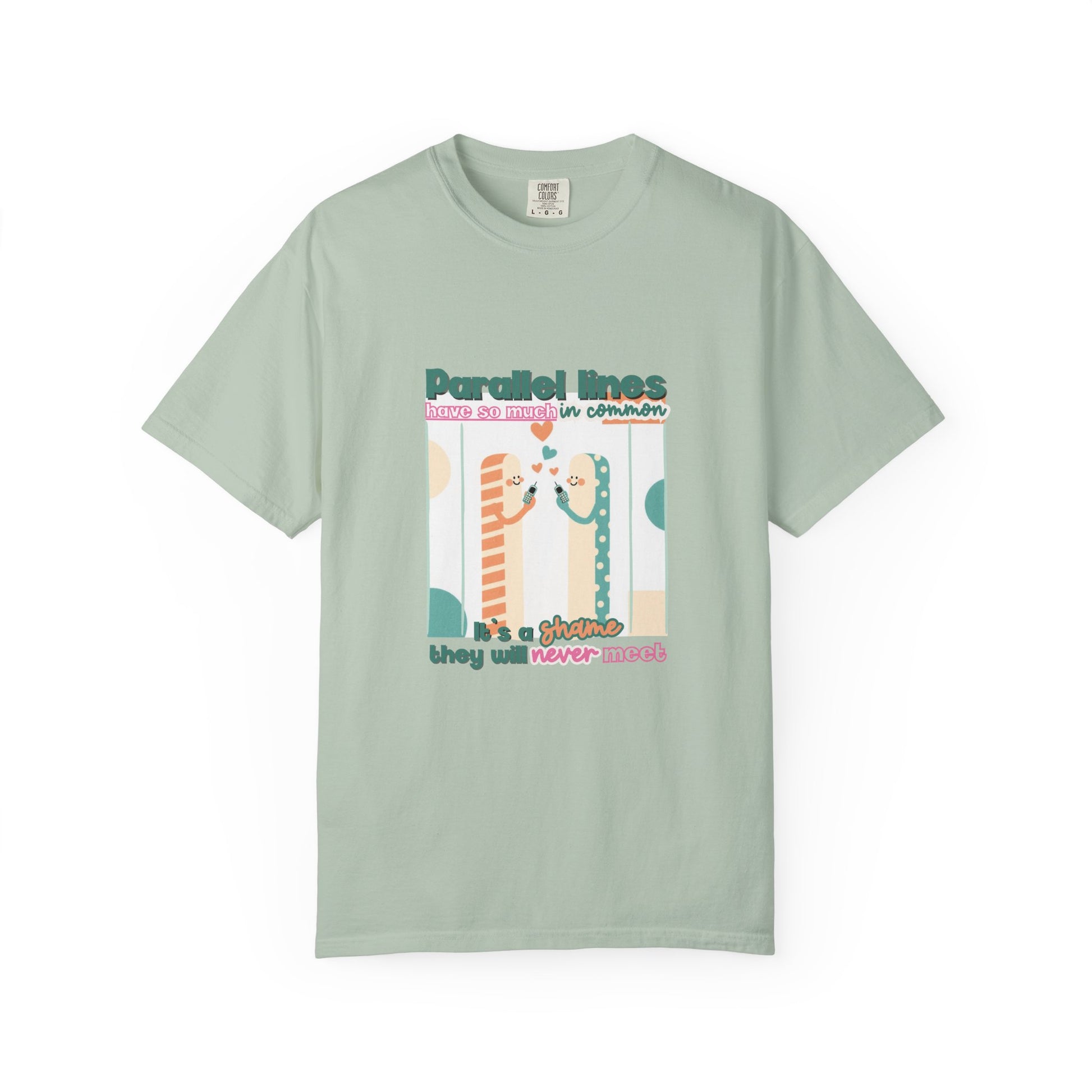Parallel Lines Geometry Pun Tee