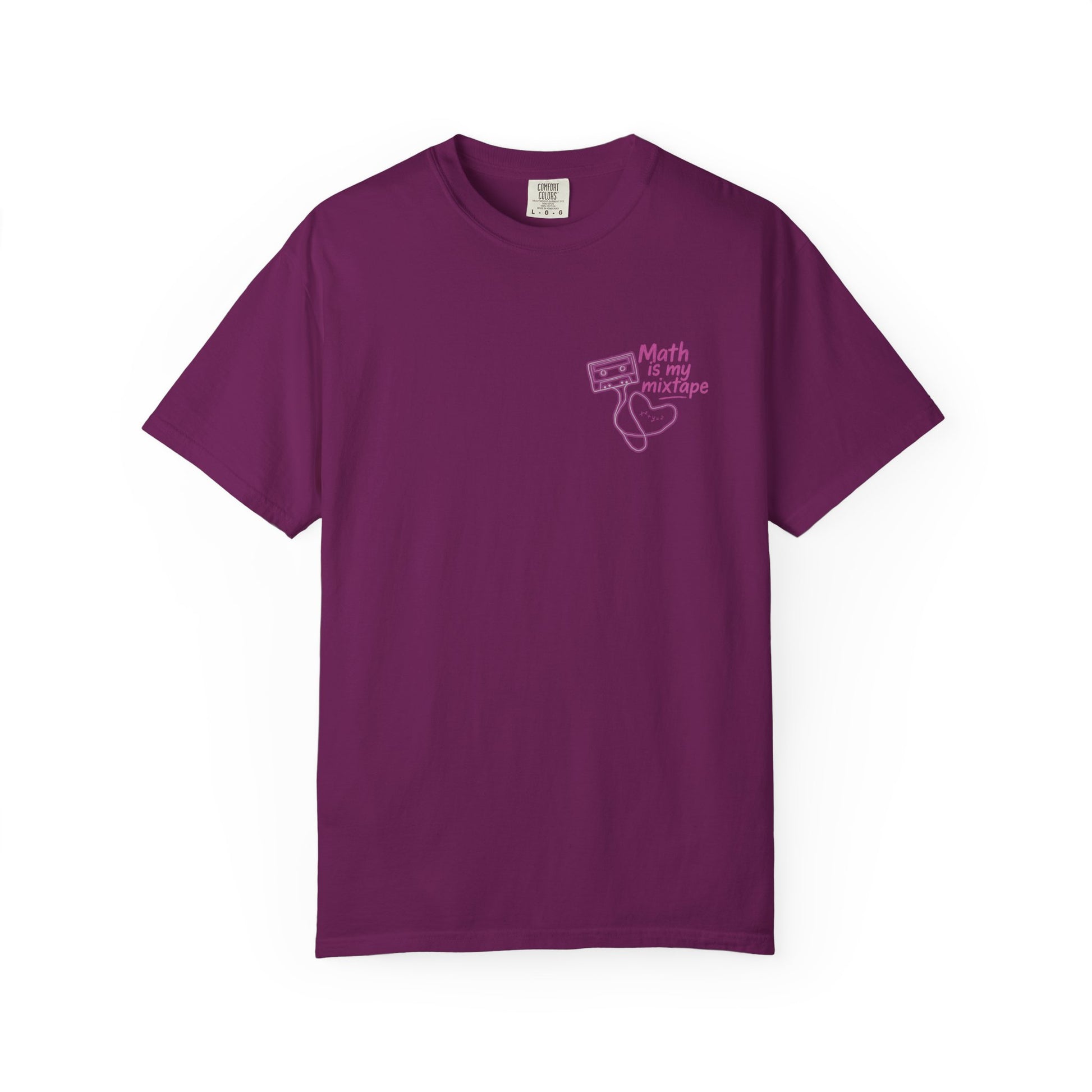 Math Is My Mixtape Shirt - Emo Math Teacher Shirt, I Speak Fluent Angst and Algebra Tee, Two-Sided Teacher Shirt